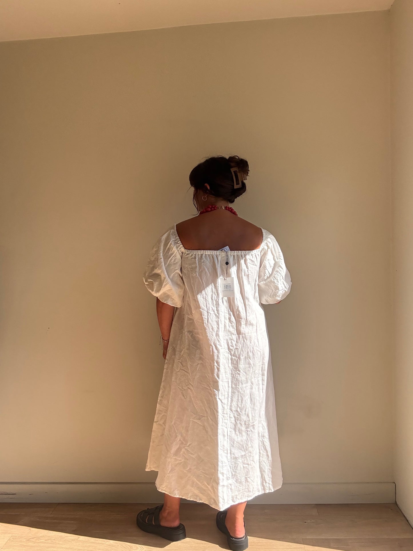 Pretty Lavish NEW Cotton Linen Dress, S