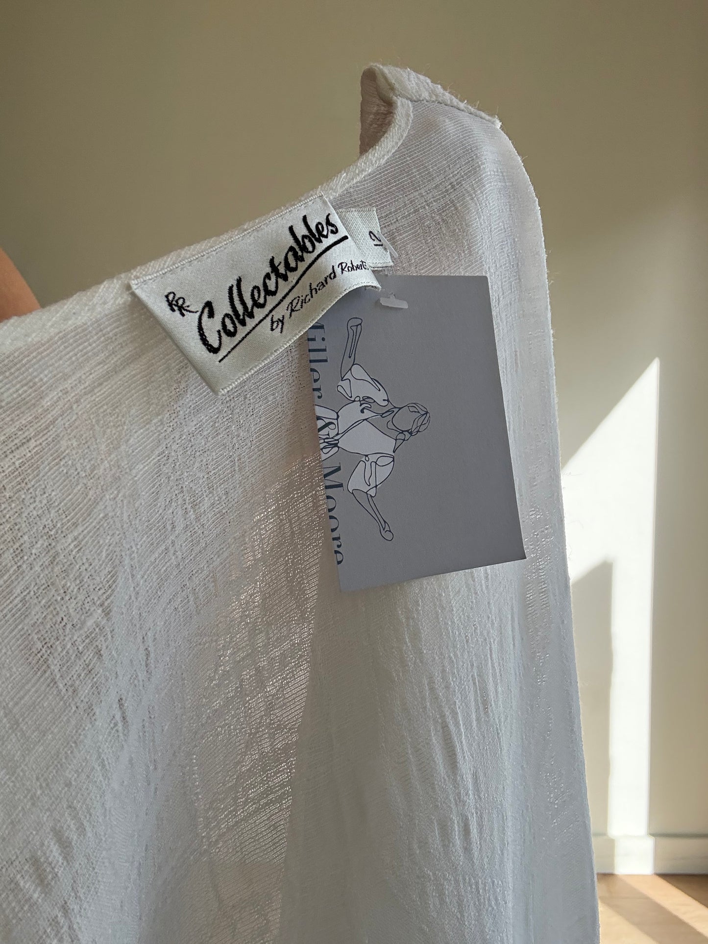Vintage RR Linen Mix Longline Top, M