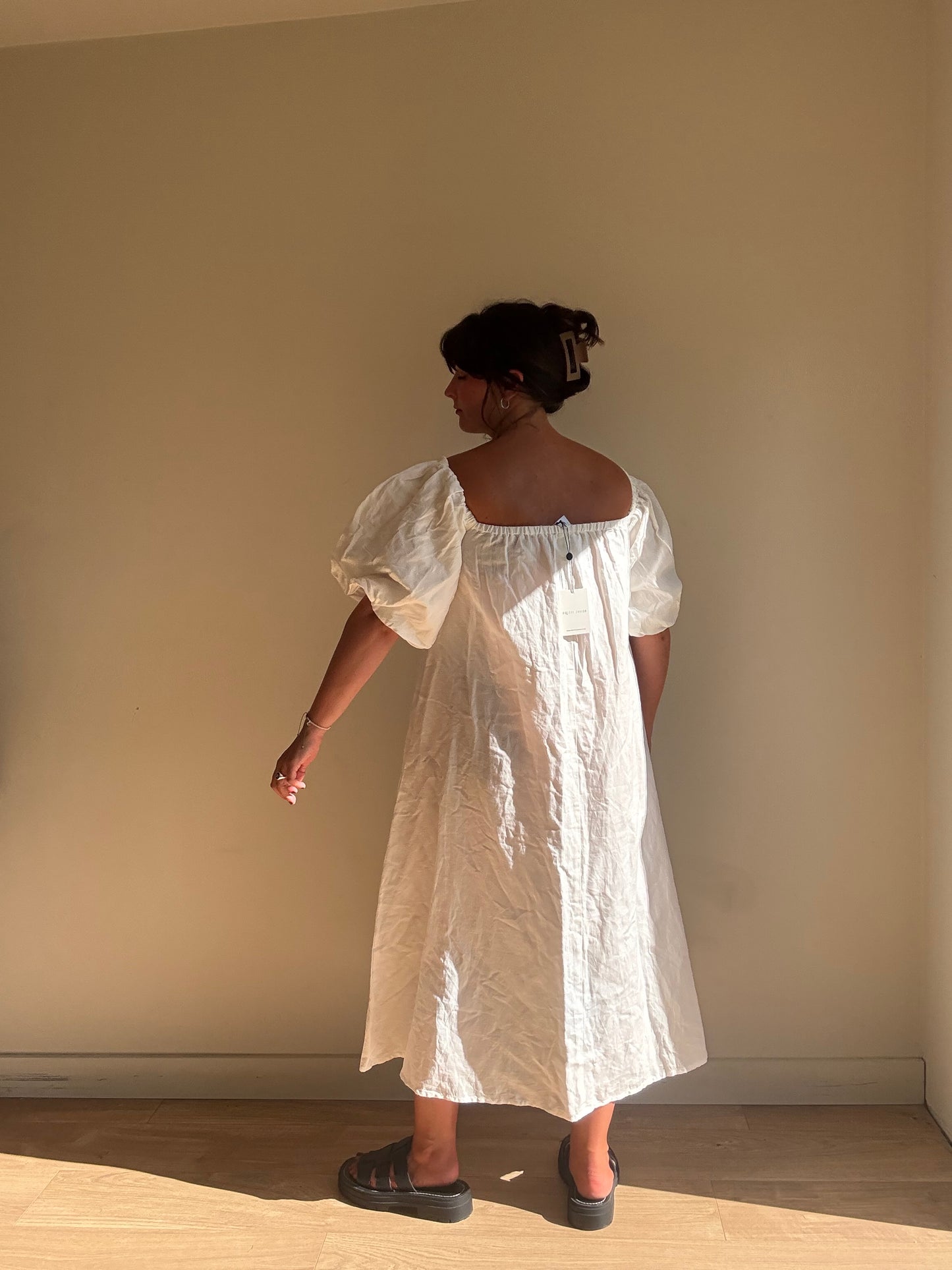 Pretty Lavish NEW Cotton Linen Dress, S