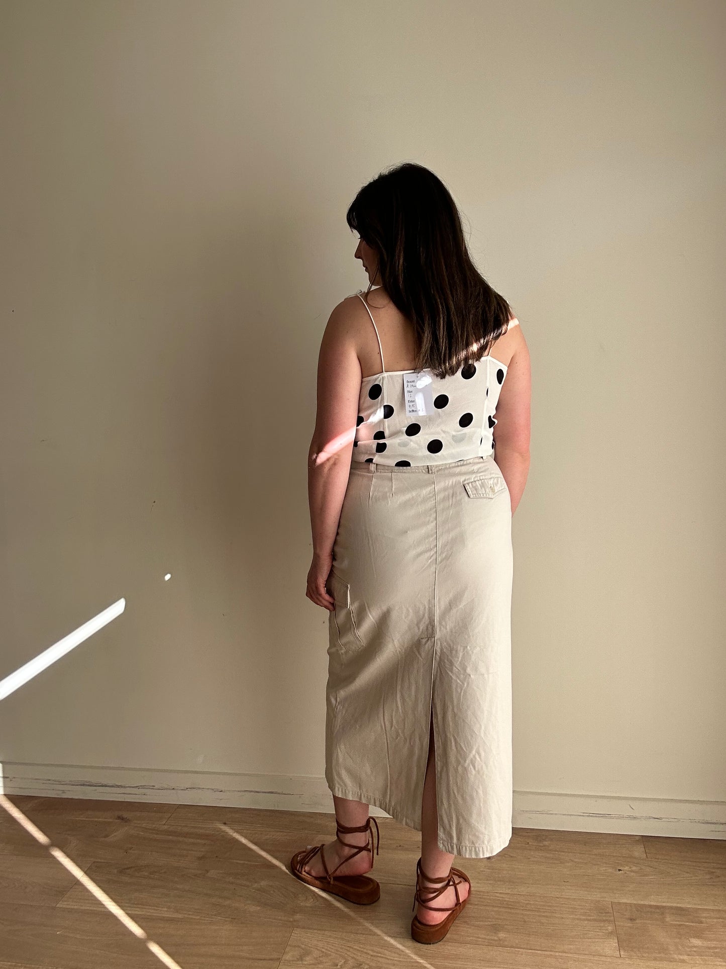 Vintage Utility Midi Skirt, 12-14