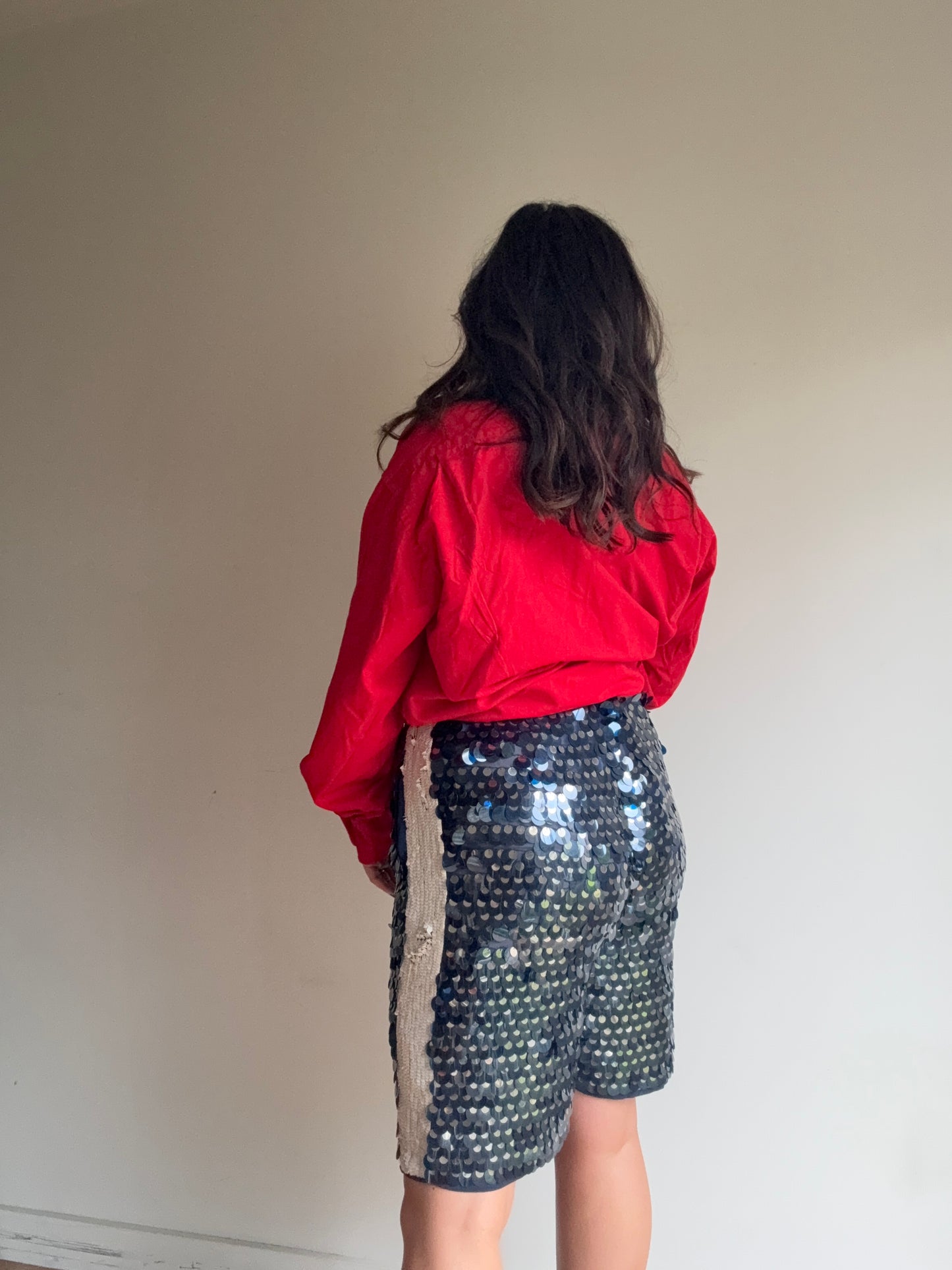 NEW Twinset Sequin Long Shorts, 40