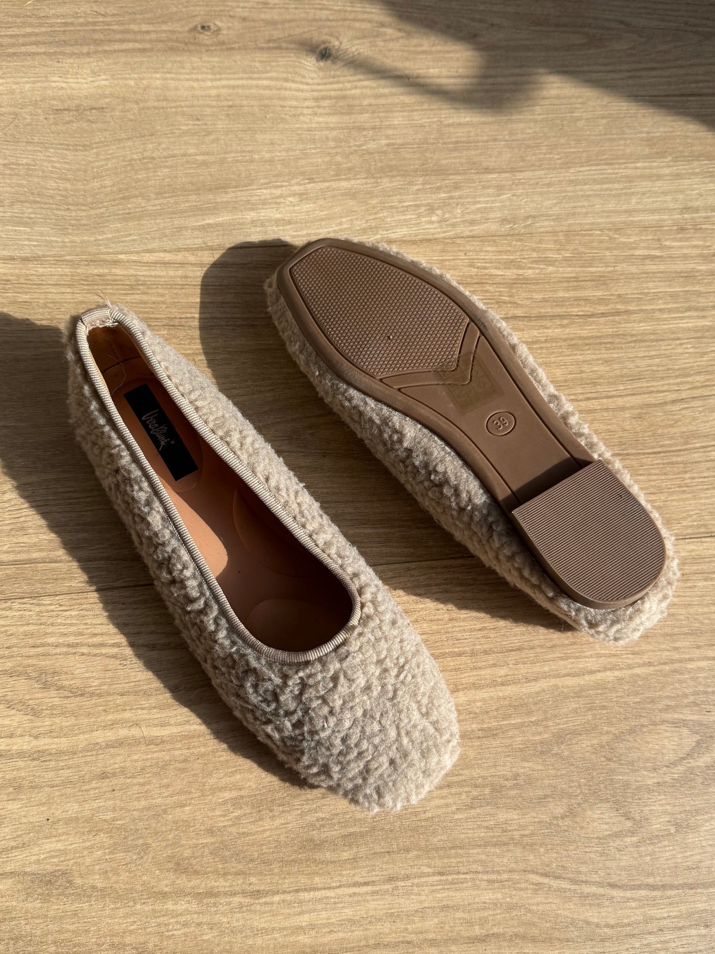 Vera Blum Boucle Ballet Pump Flats NEW, 39