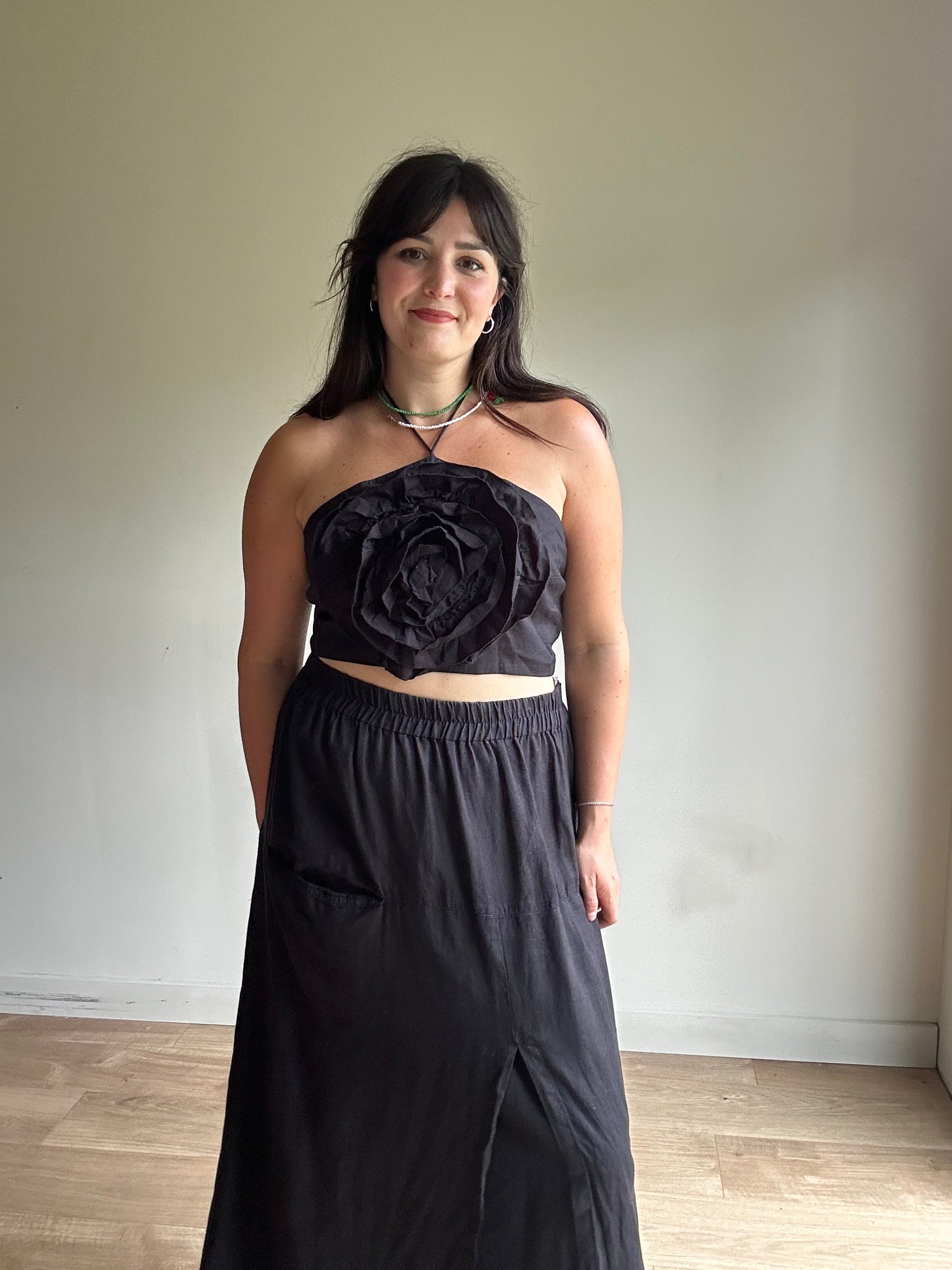 Zara Ruffle Flower Top, XL