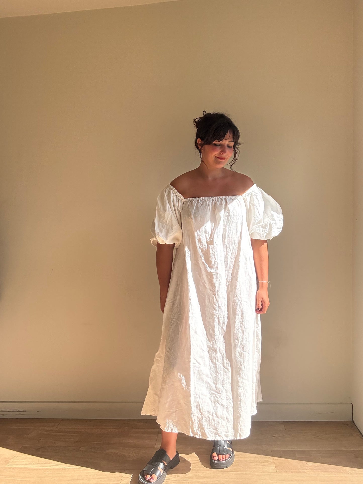 Pretty Lavish NEW Cotton Linen Dress, S