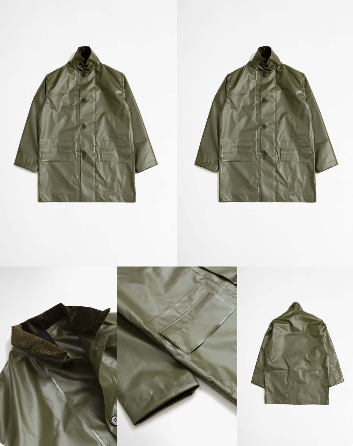 Margaret Howell NEW Welded PVC Coated Mac, S