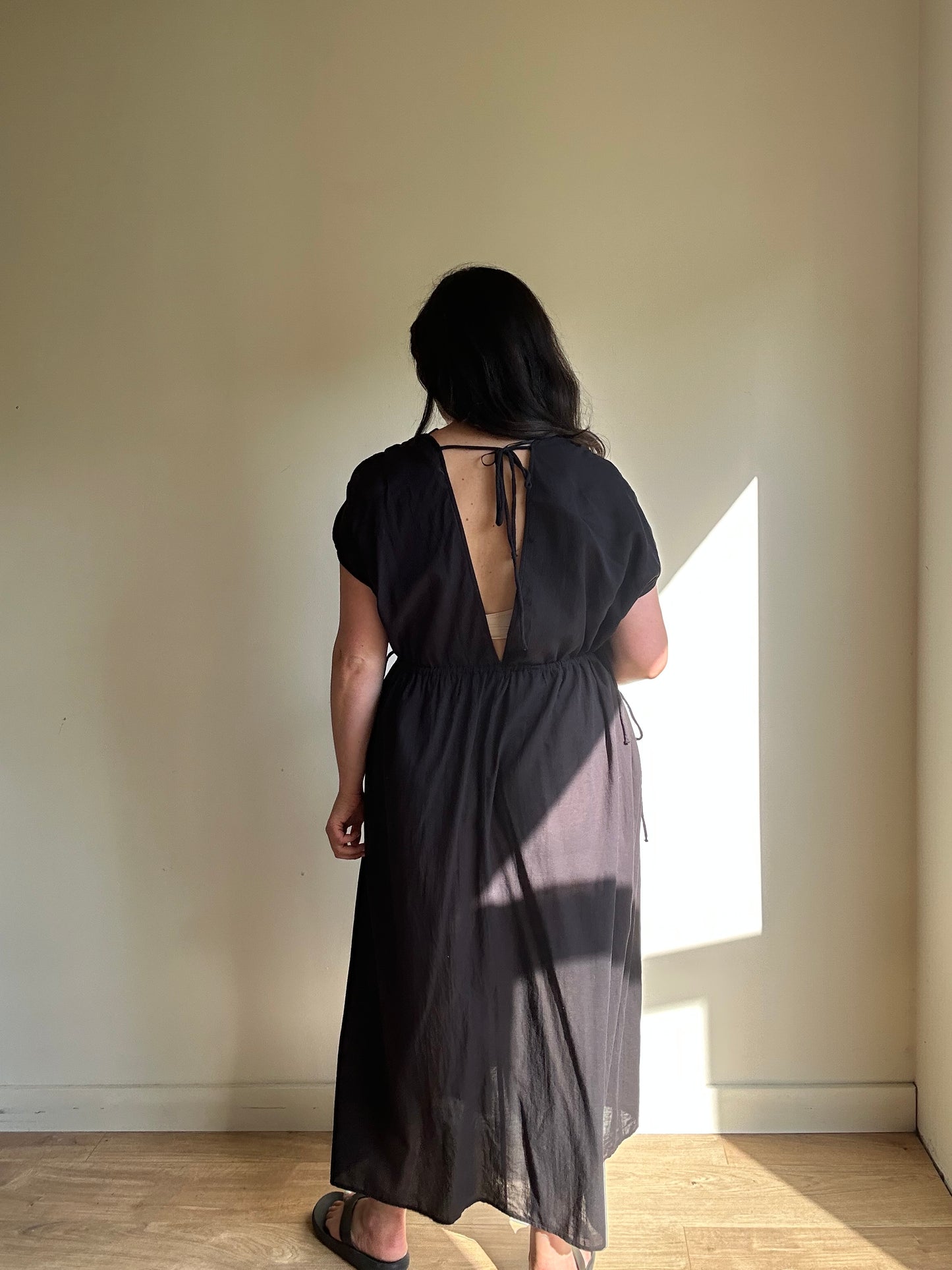 H&M Cotton Maxi Dress, S