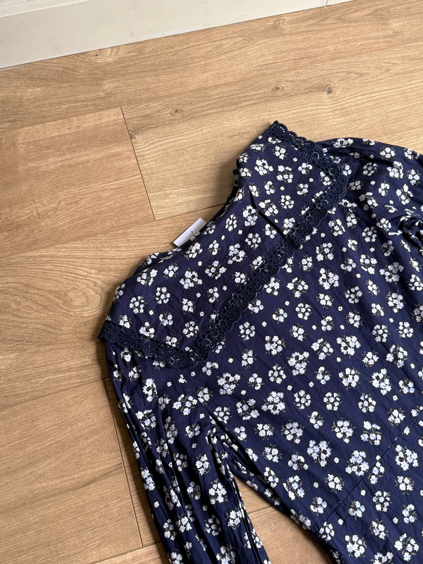 Nobody's Child Floral Collared Mini Dress, 10