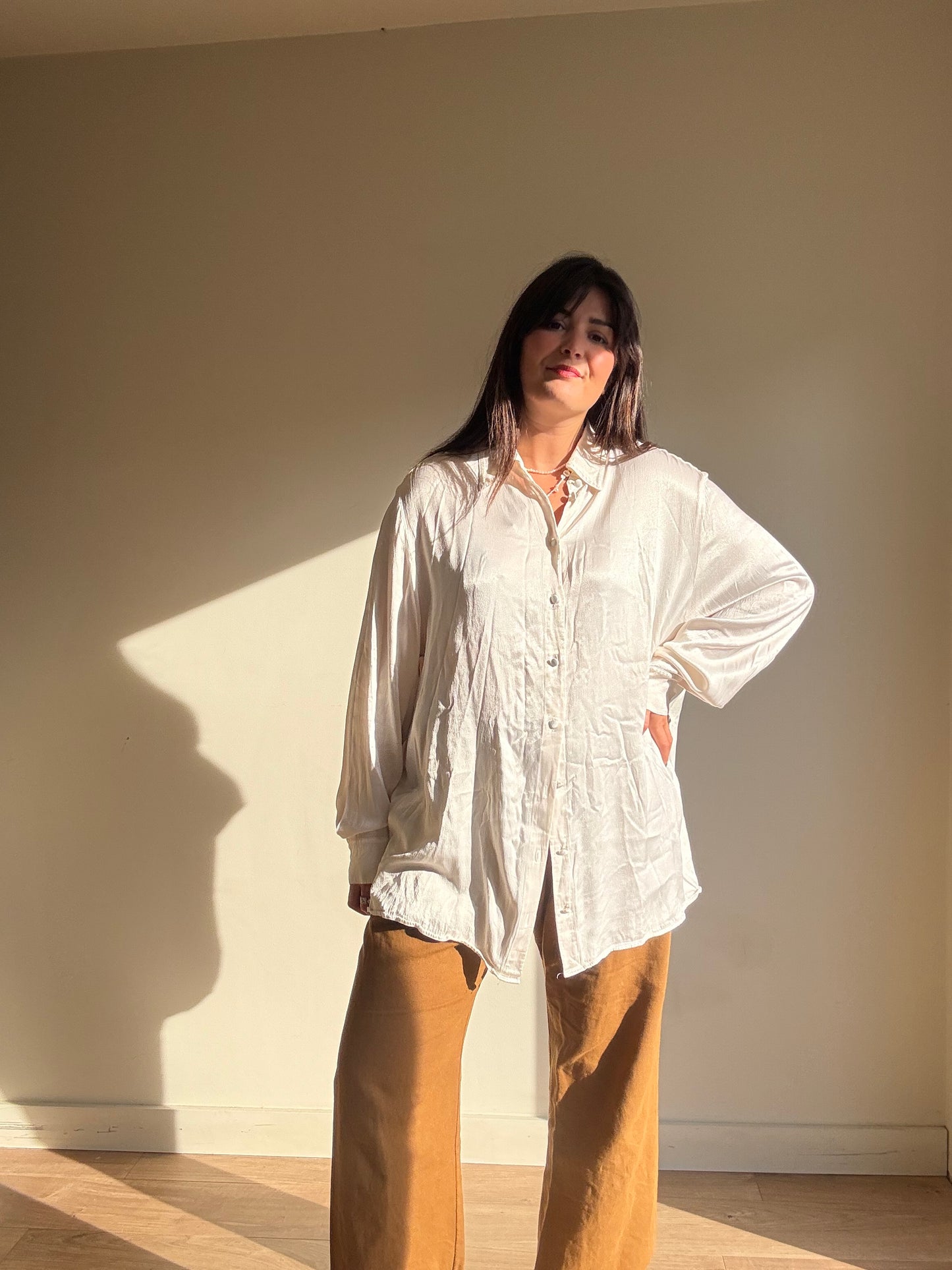 Ghost Satin Ellie Shirt, XL