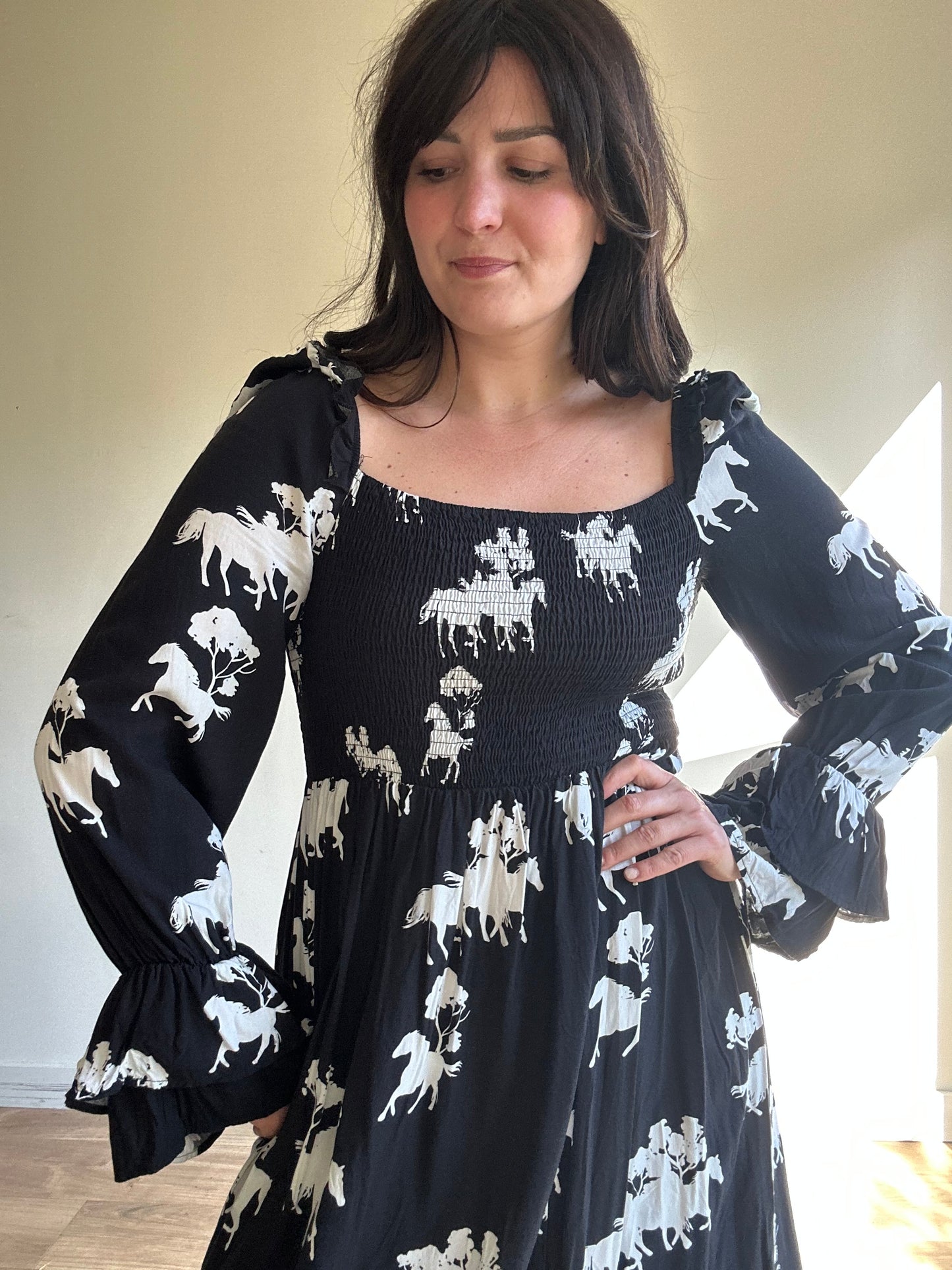 Never Fully Dresses Printed Dress, 12