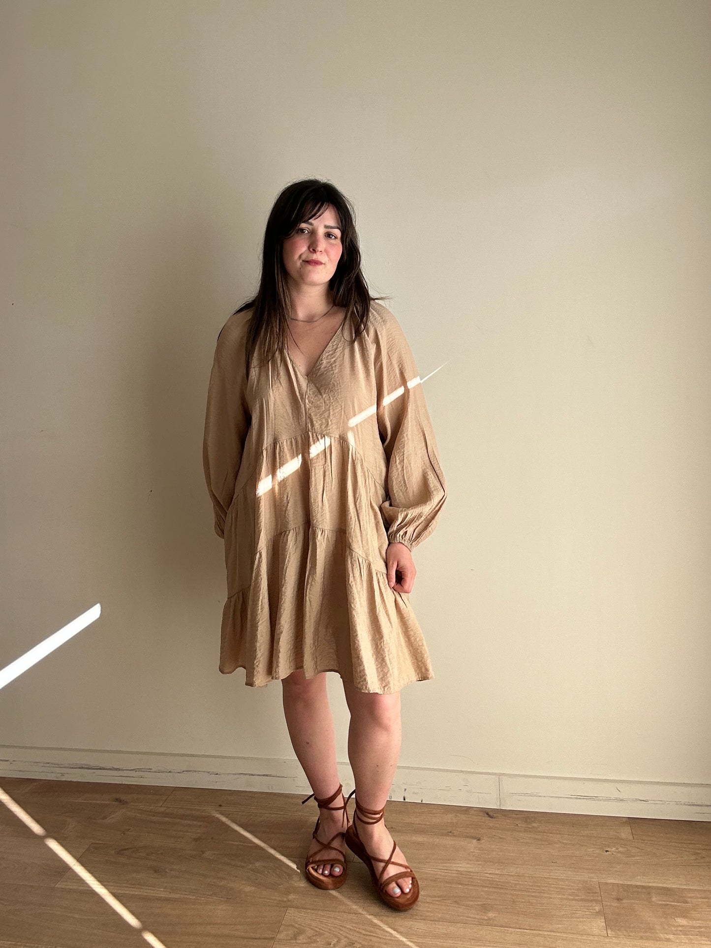 H&M Tiered Loose Dress, M
