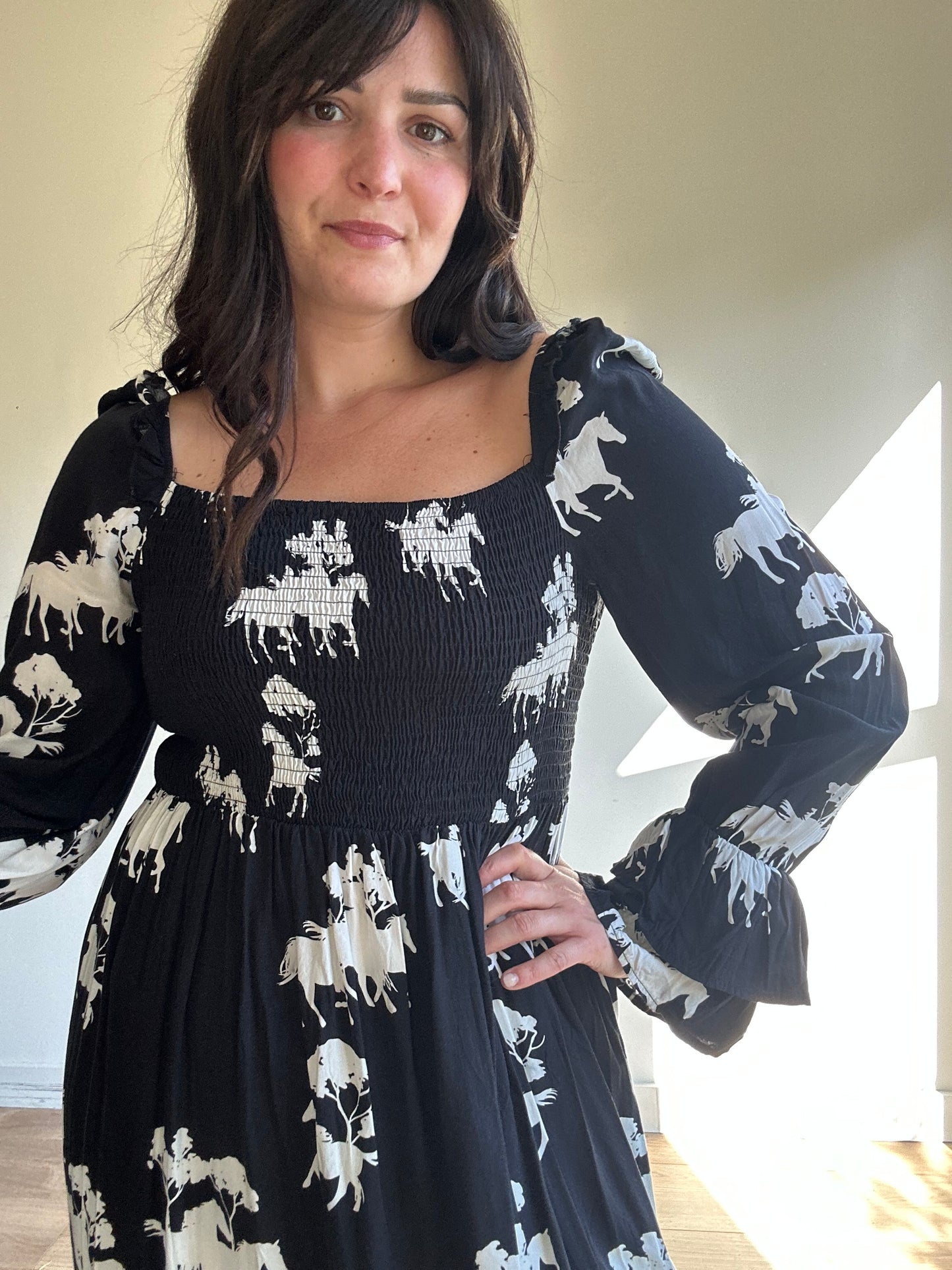 Never Fully Dresses Printed Dress, 12