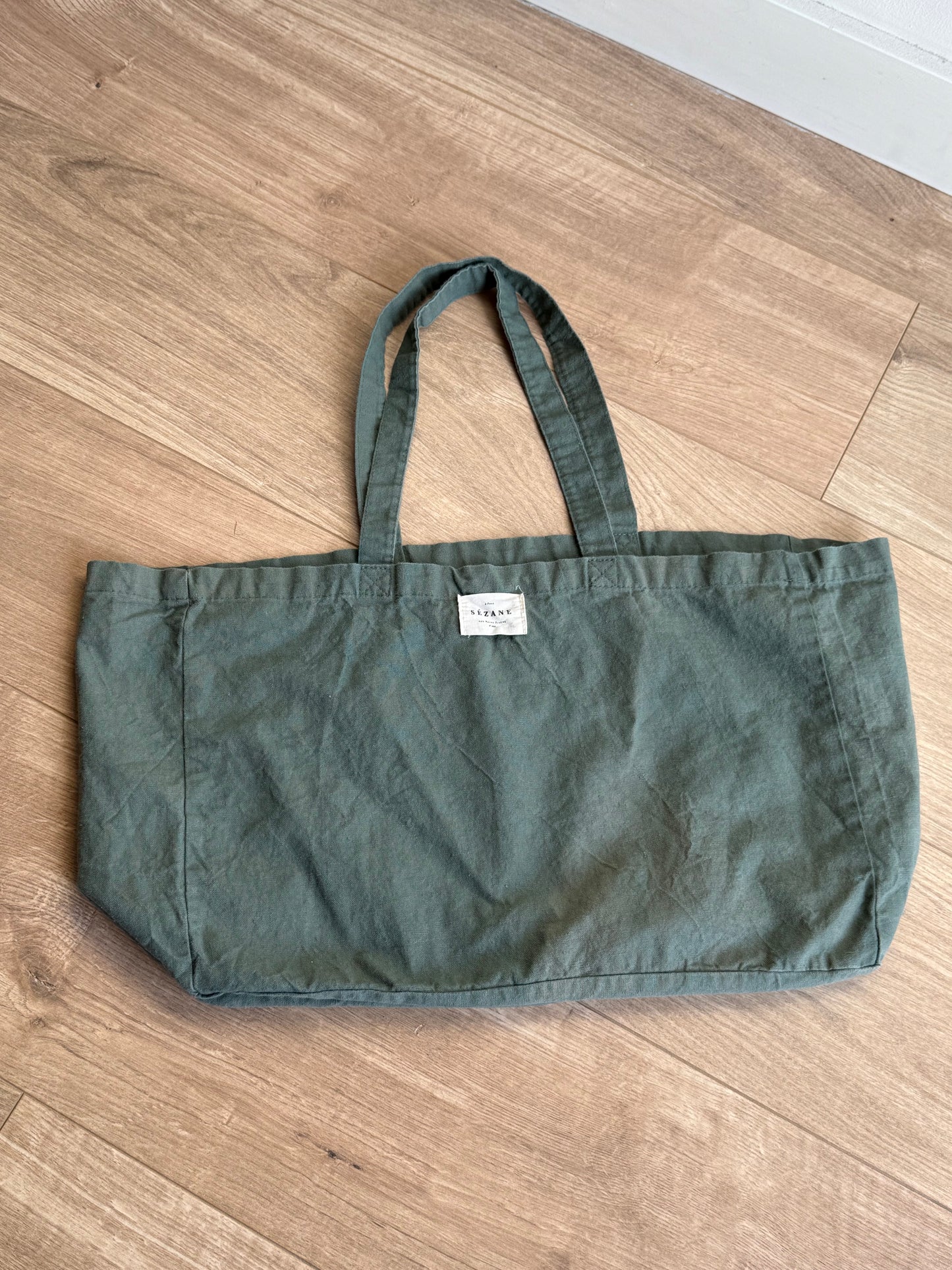 Sezane Cotton Tote Bag, Large