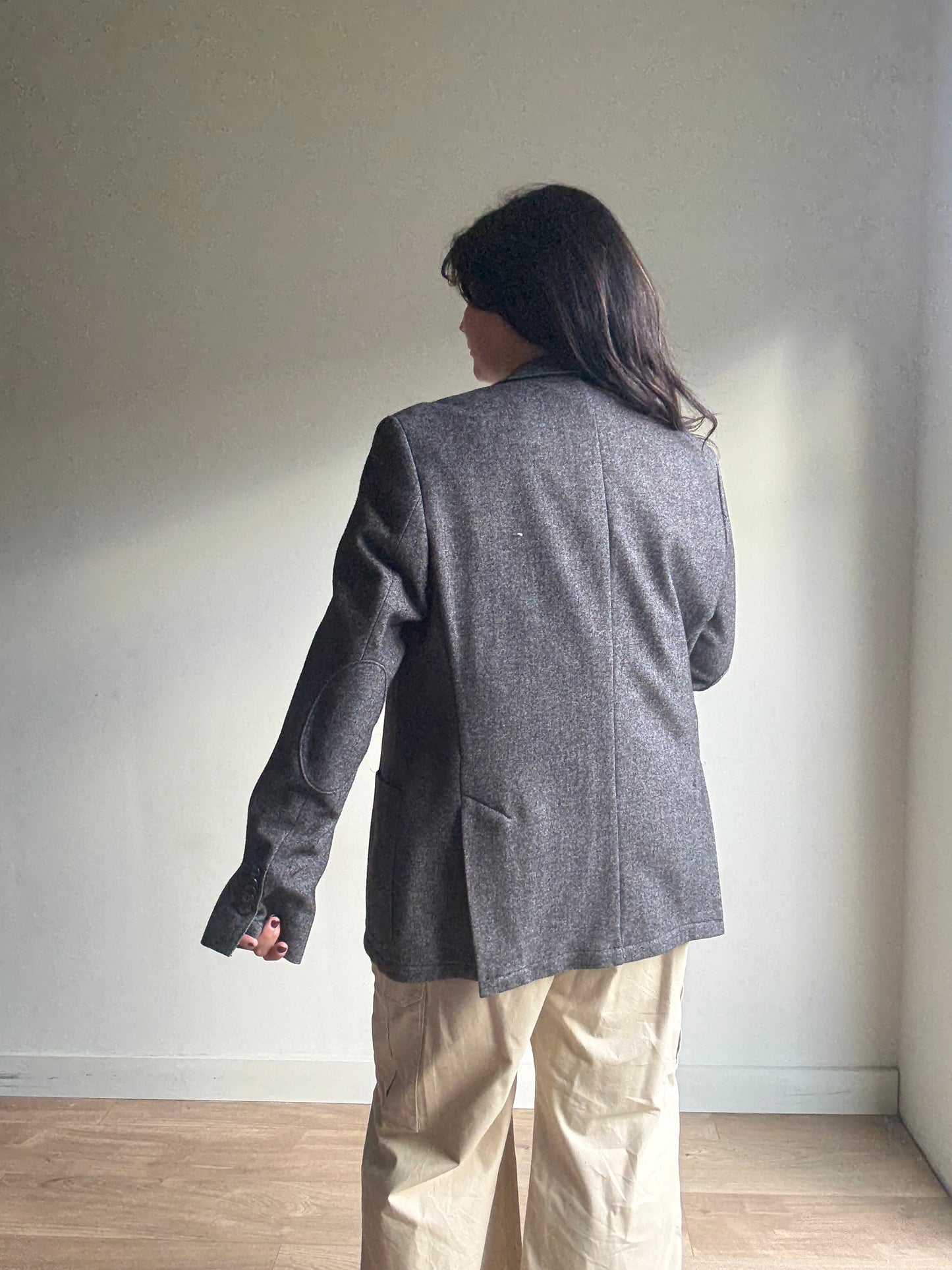 Vintage Wool Mix Blazer, L