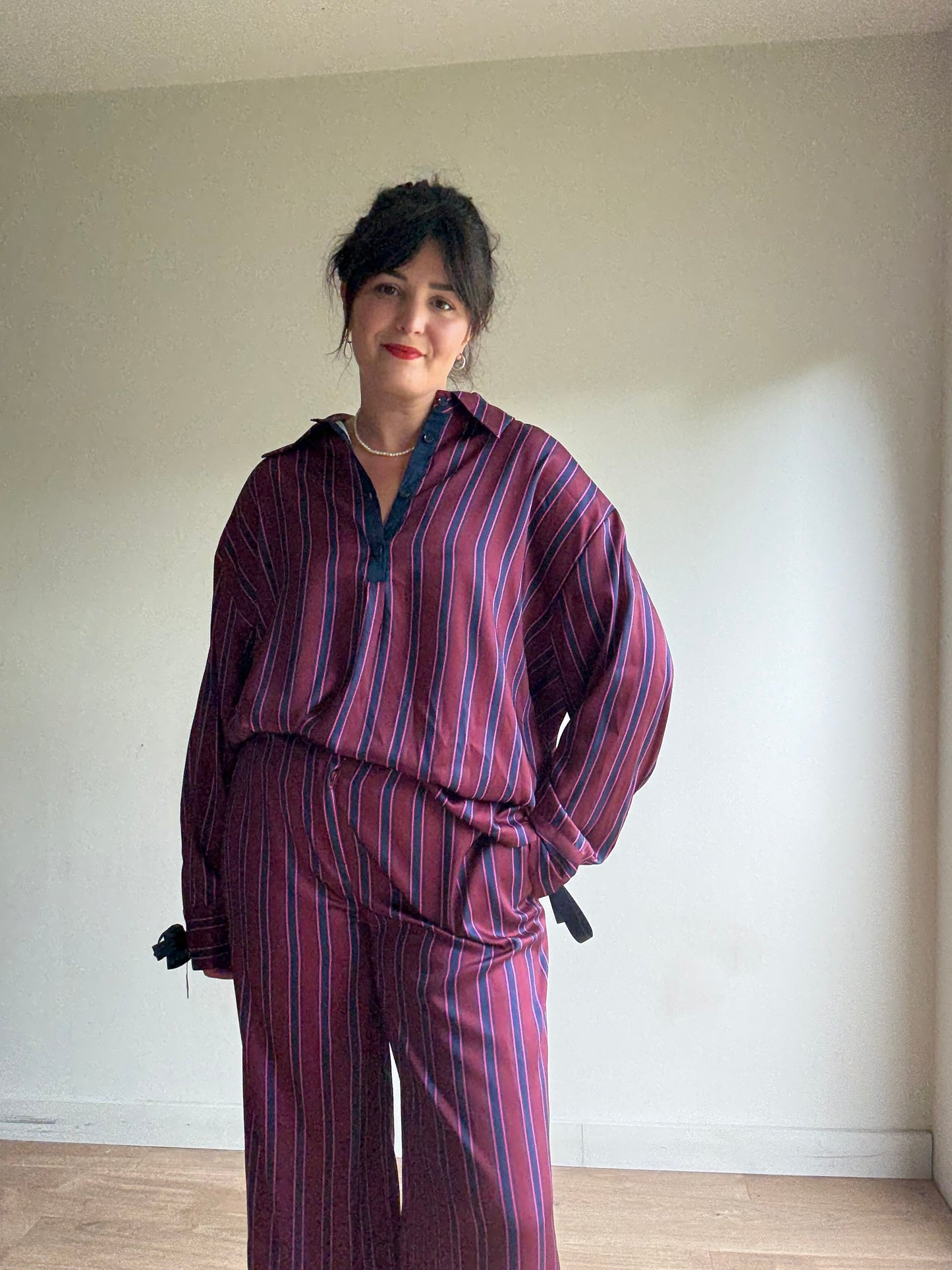 NEW Roksanda X George Satin Stripe Co-Ord, XL