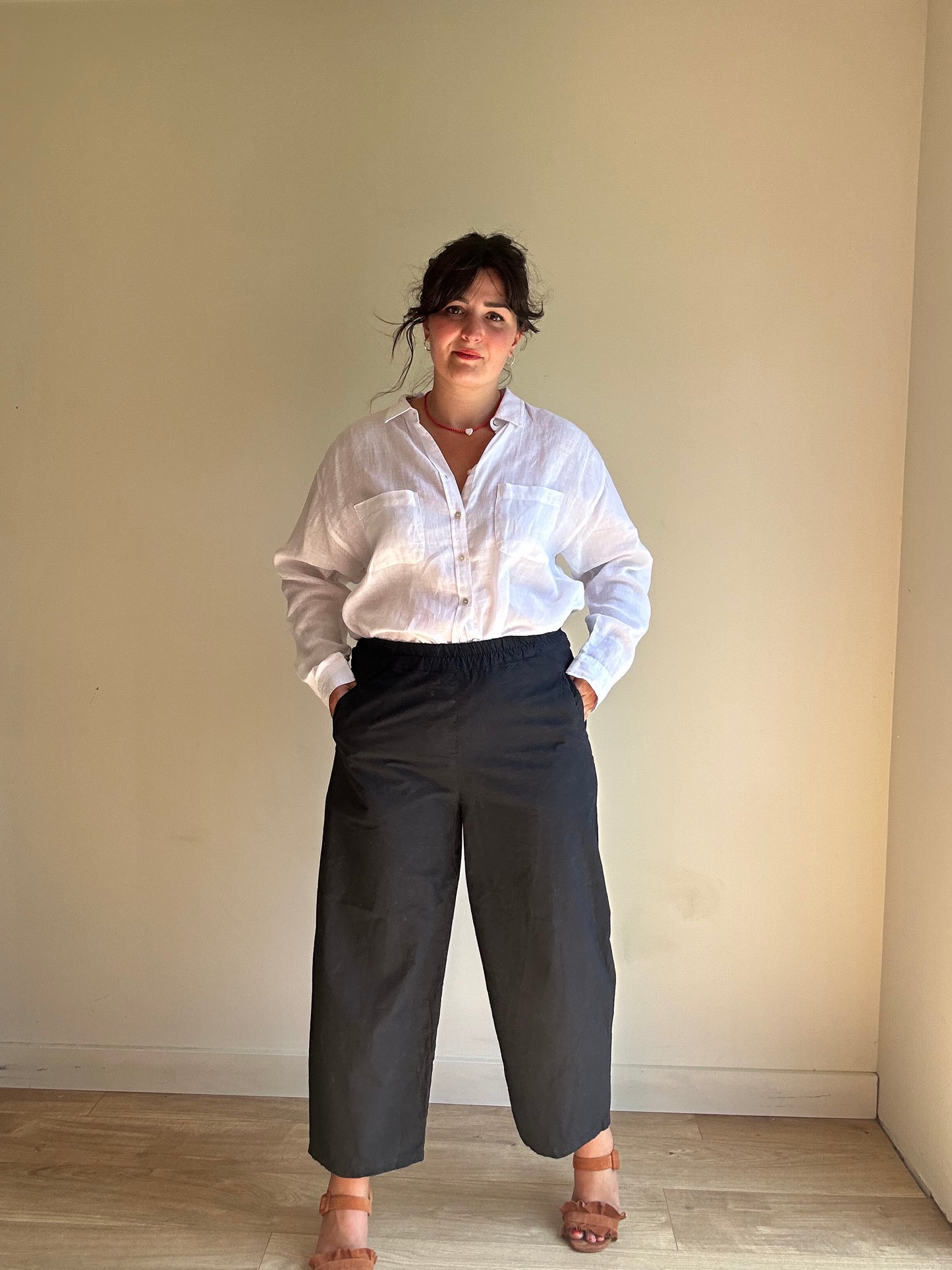 Hannoh Wessel Cotton Barrel Trousers, 40