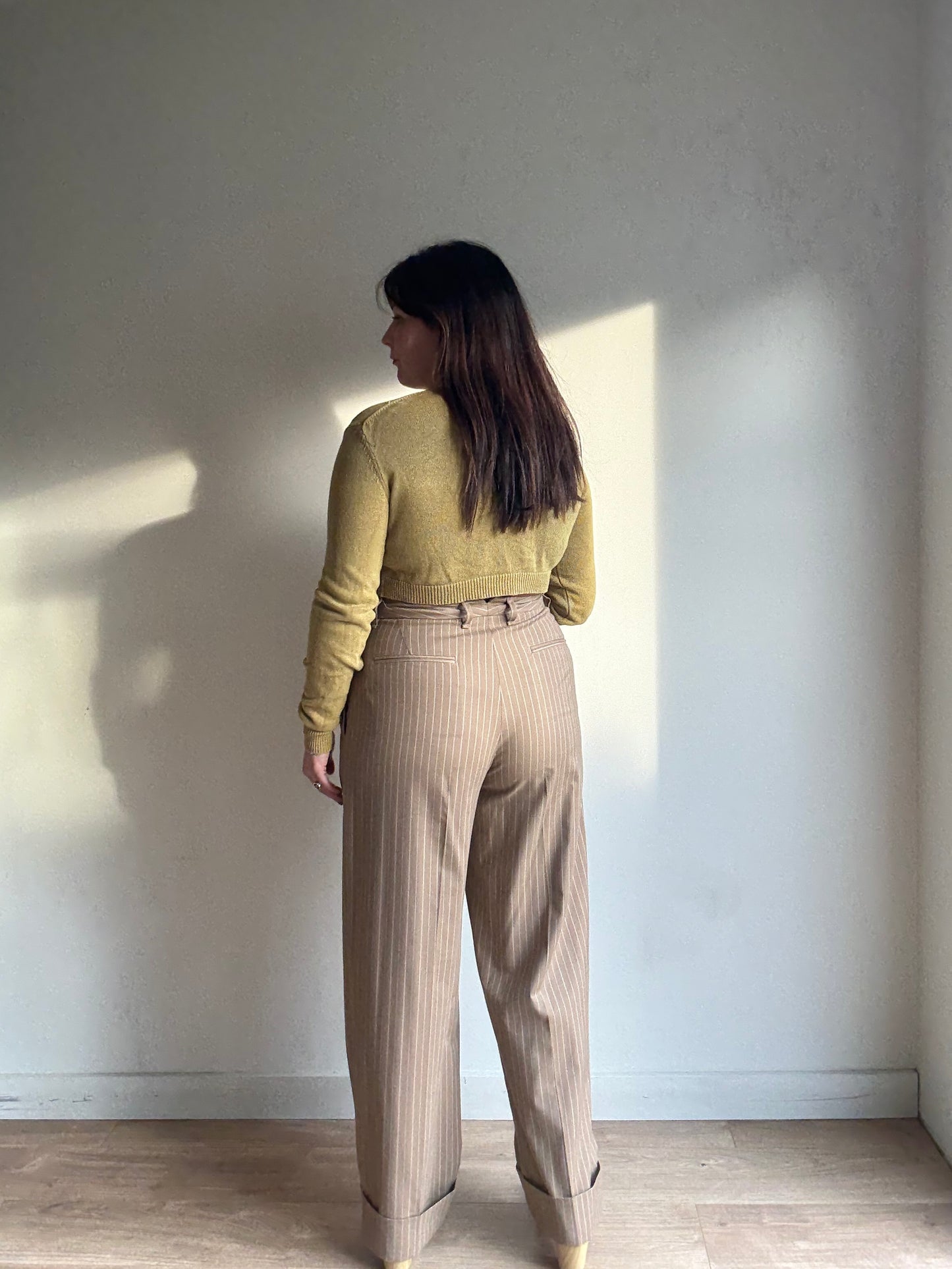 Rag & Bone NY Pinstripe Marianne Trousers, 14
