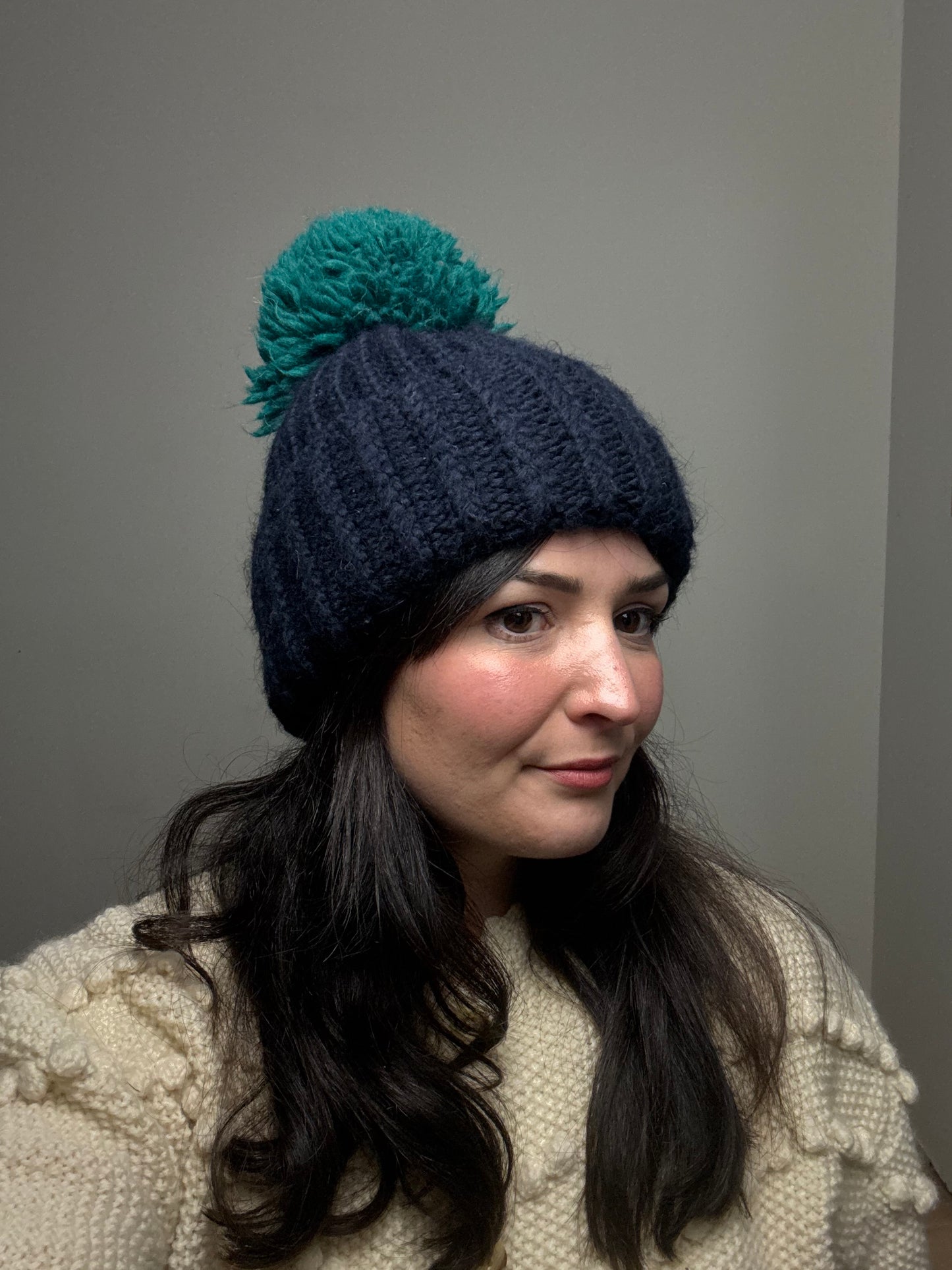 Sandro Knitted Giant Bobble Hat, O/S