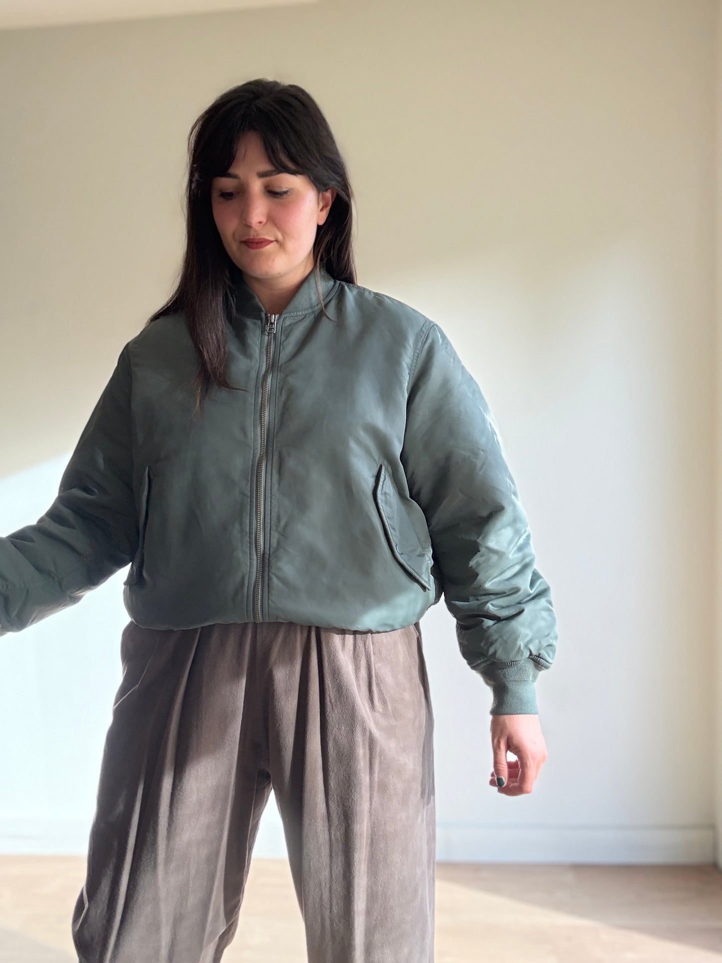 Uniqlo Padded Bomber Jacket, M