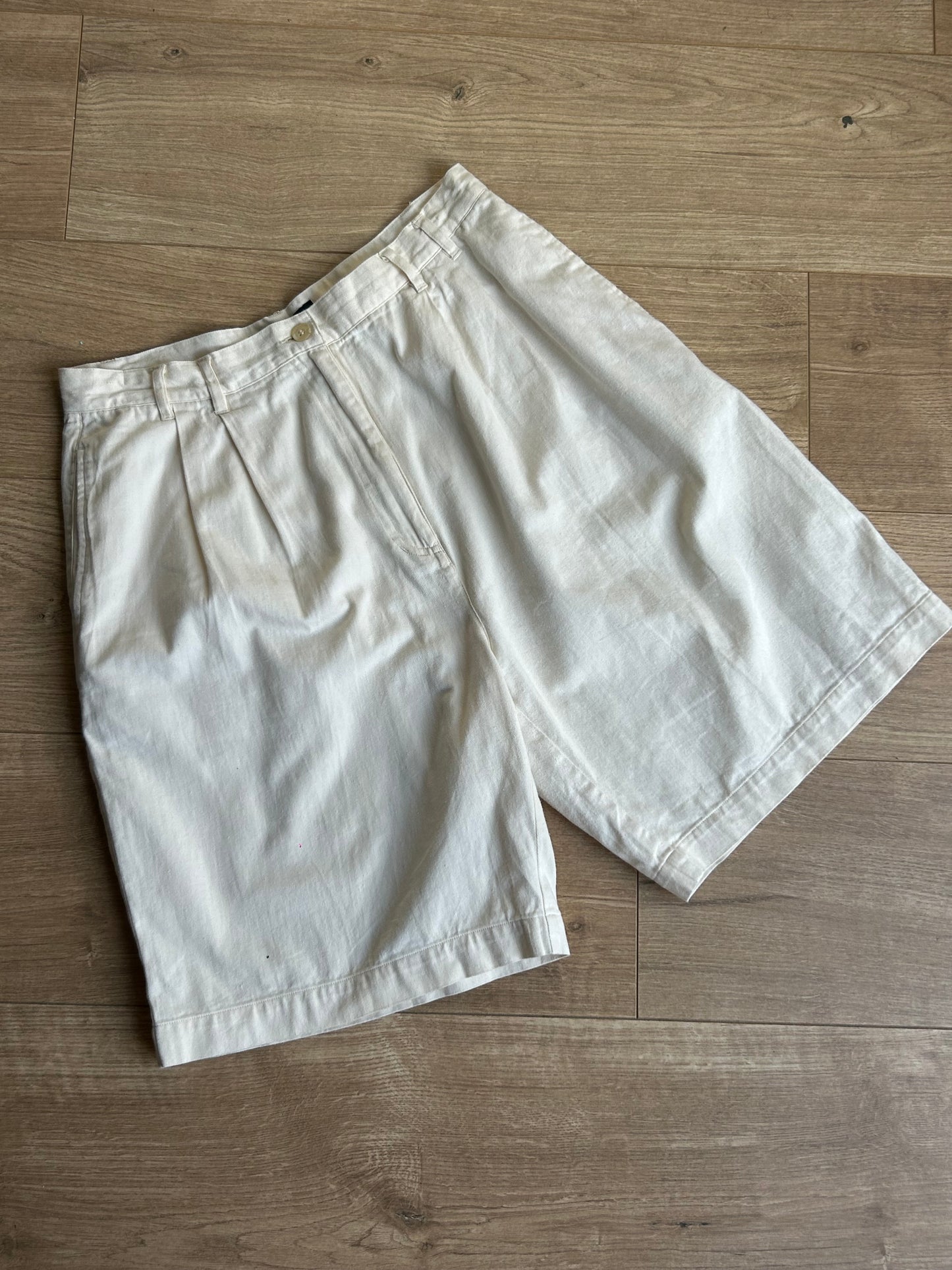 Vintage Pleat Front Shorts, 10-12