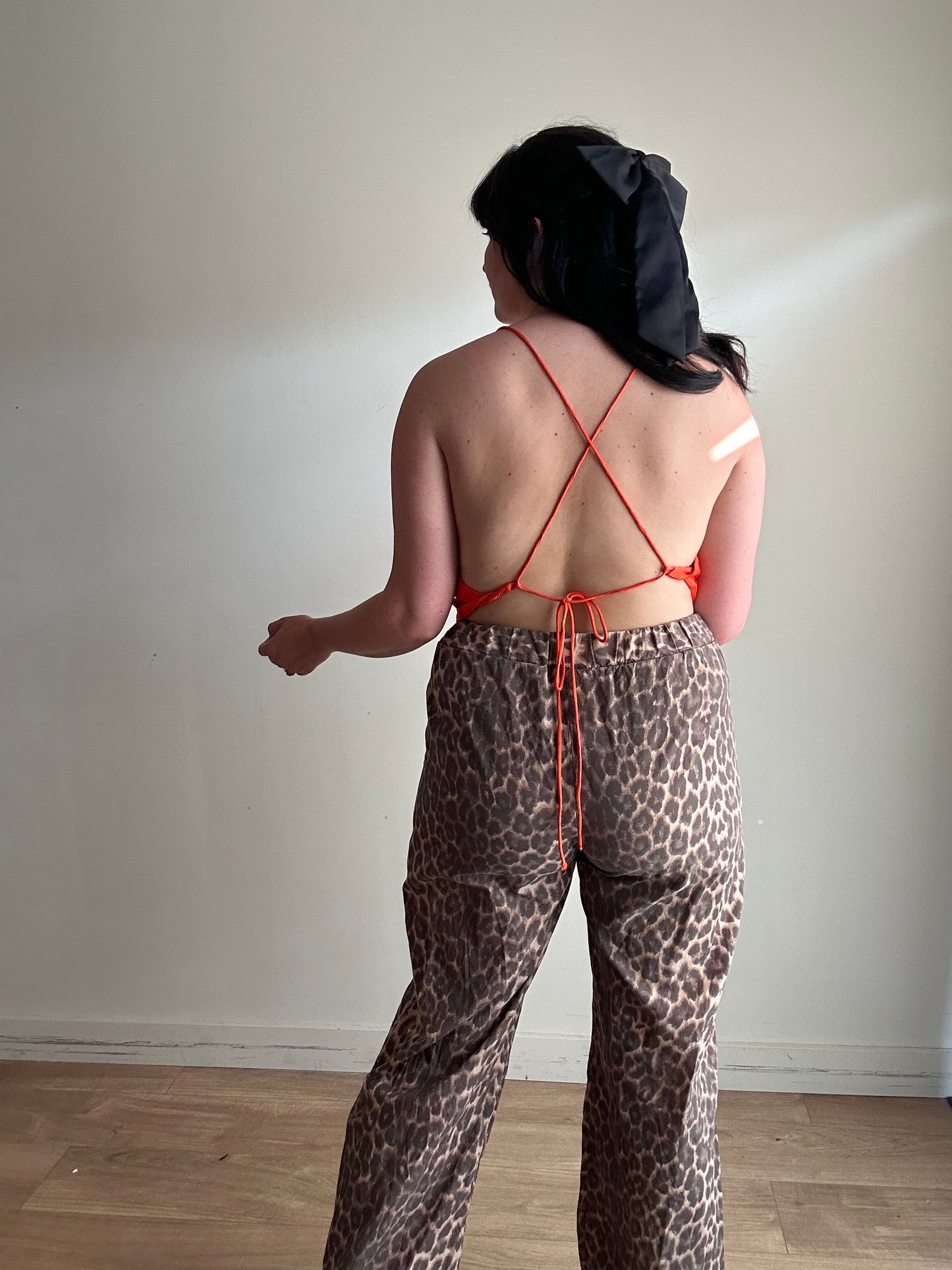 Zara Satin Backless Top - One Size