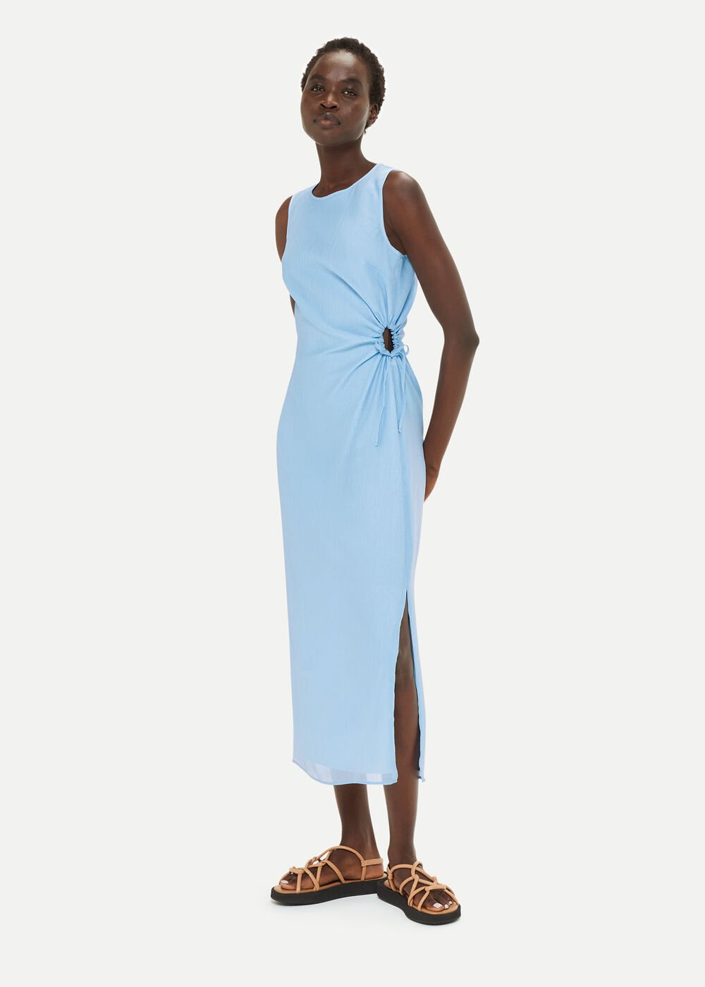 Whistles Gathered Midi Dress, 16