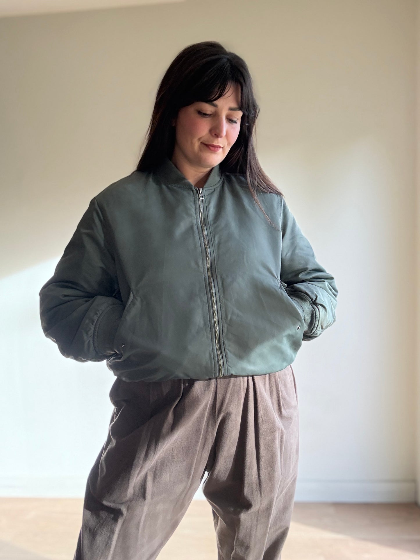 Uniqlo Padded Bomber Jacket, M