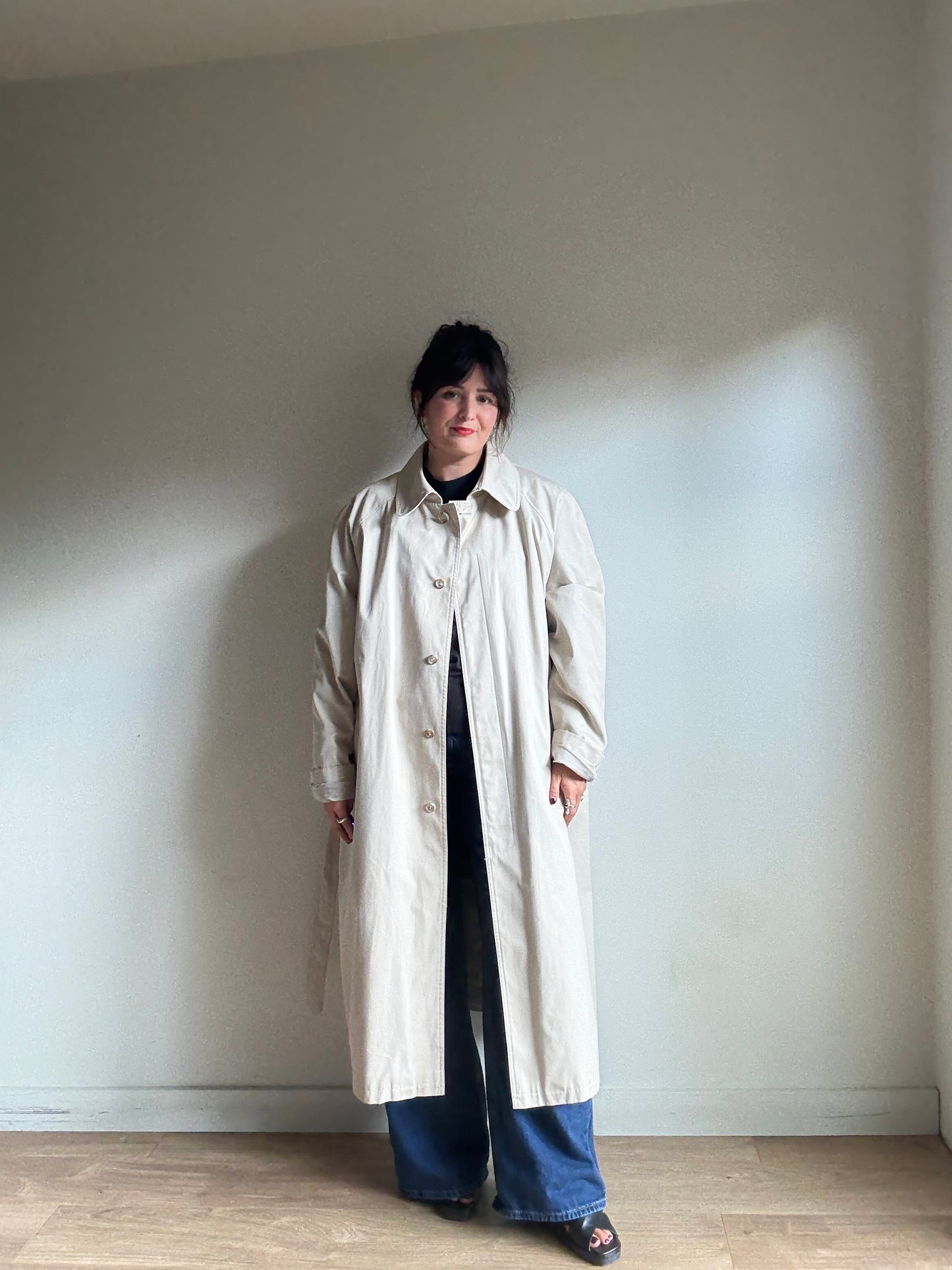 Vintage Mr Harry Trench Coat with Lining, L / XL