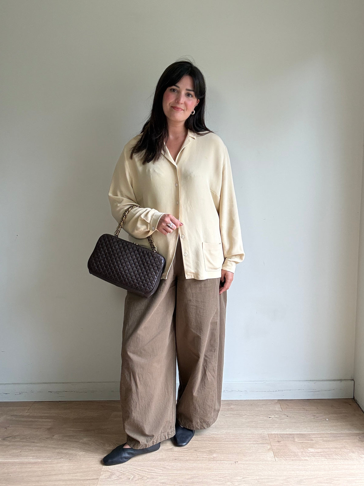 Vintage Dents Quilted Leather Bag