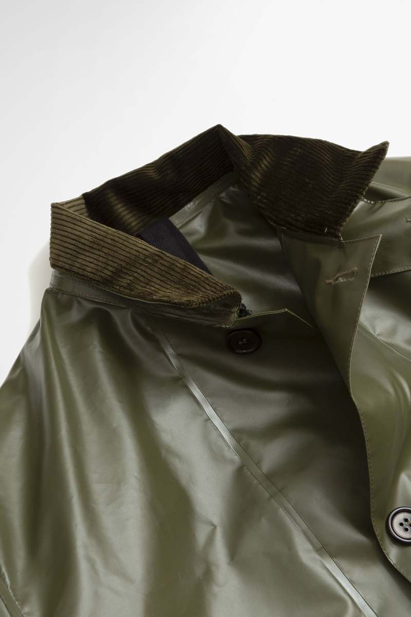 Margaret Howell NEW Welded PVC Coated Mac, S