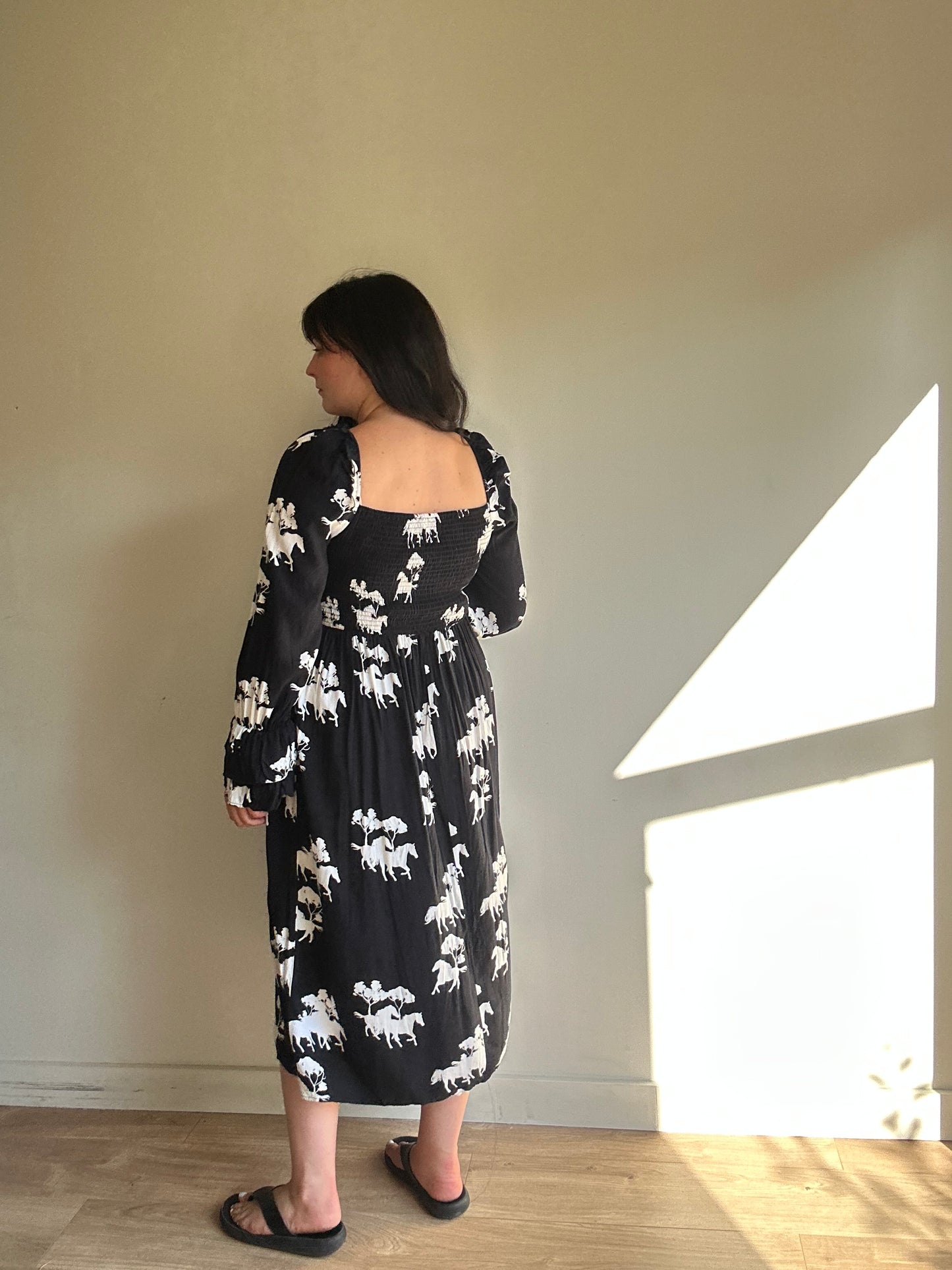 Never Fully Dresses Printed Dress, 12