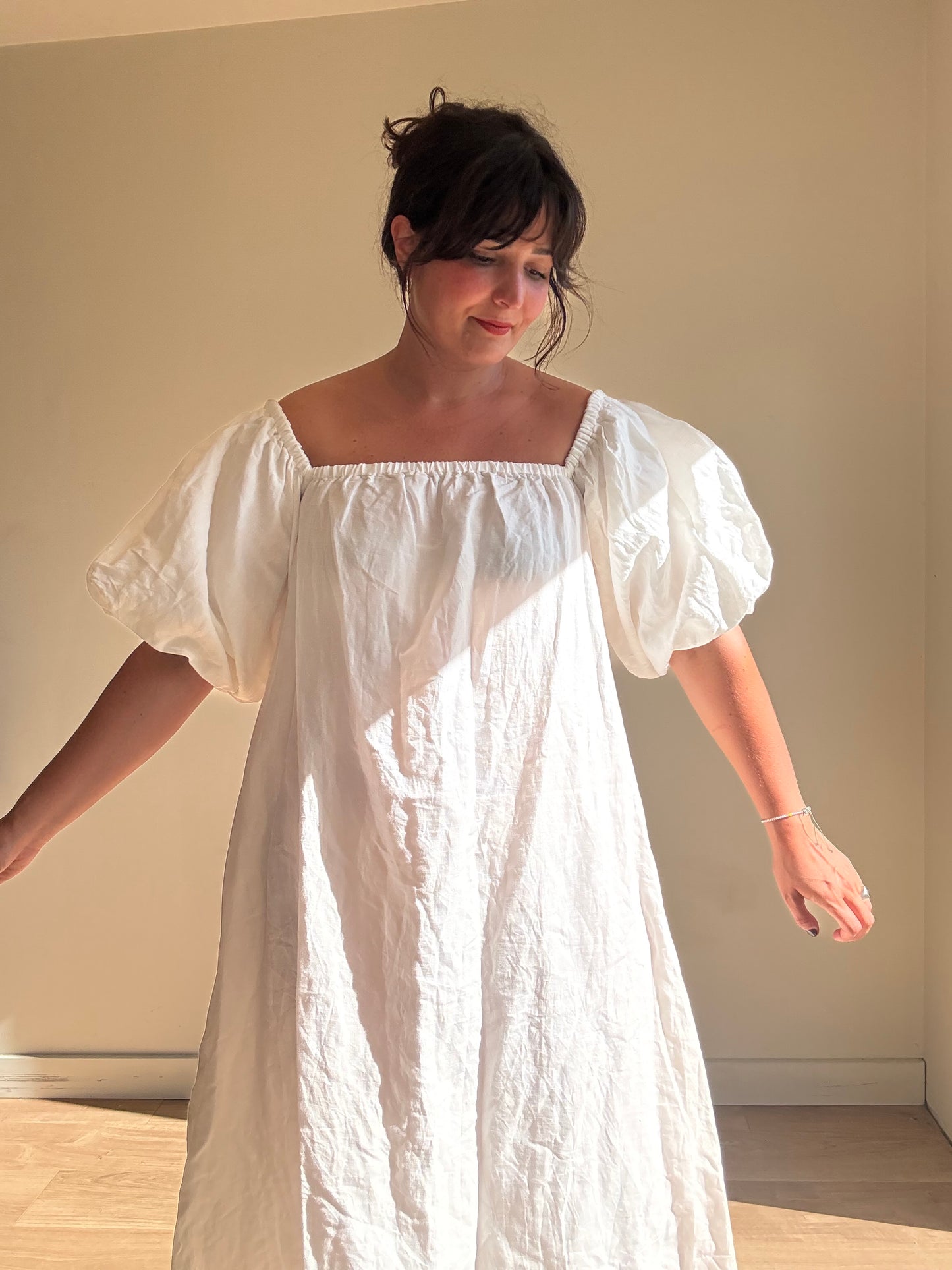 Pretty Lavish NEW Cotton Linen Dress, S