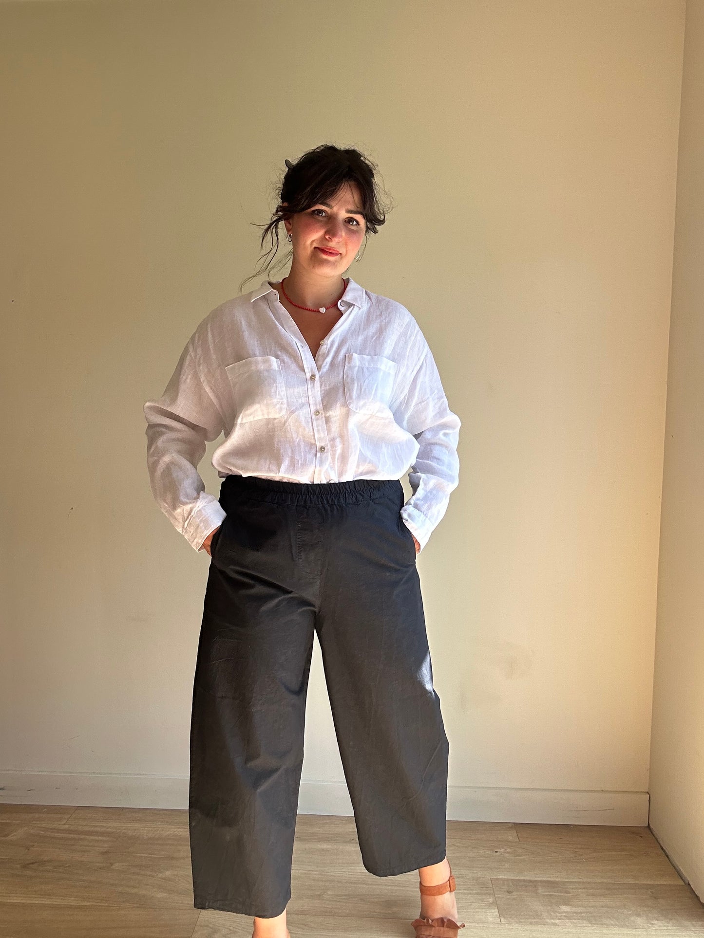 Hannoh Wessel Cotton Barrel Trousers, 40