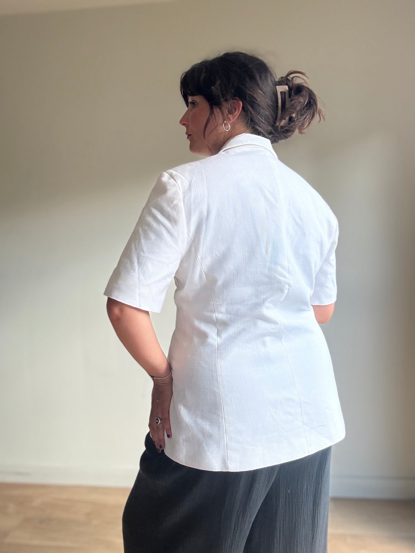 Vintage Alexon Short Sleeve Blazer Top, 12-14