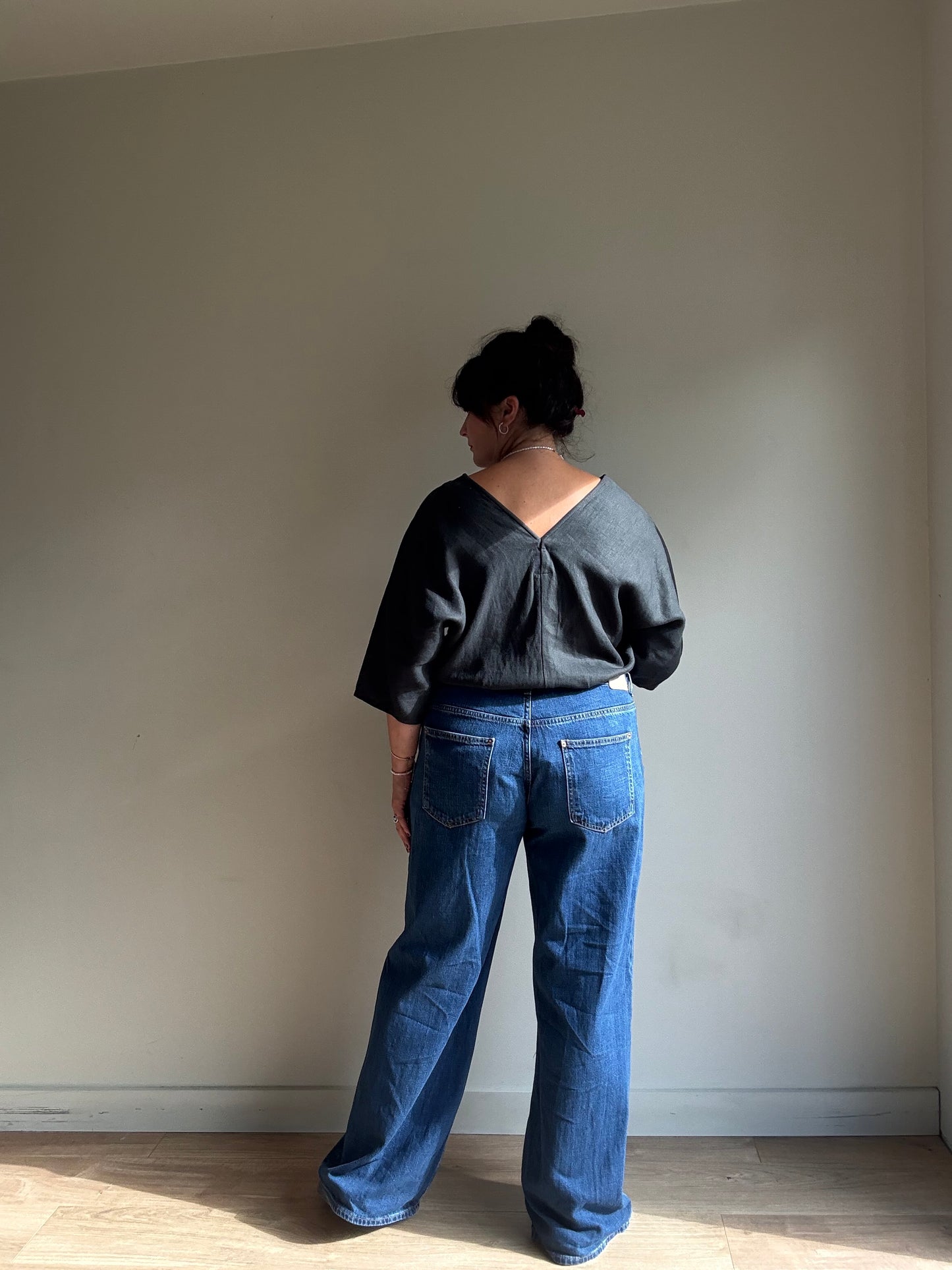 Zara Wide Leg Full Length Jeans, 16