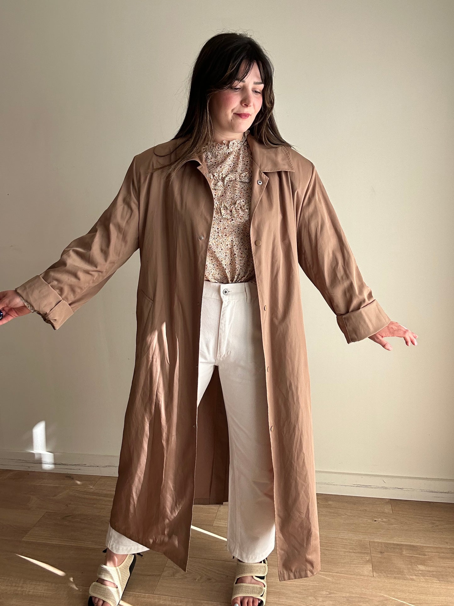 The Frankie Shop Lightweight Trench Coat, XS/S