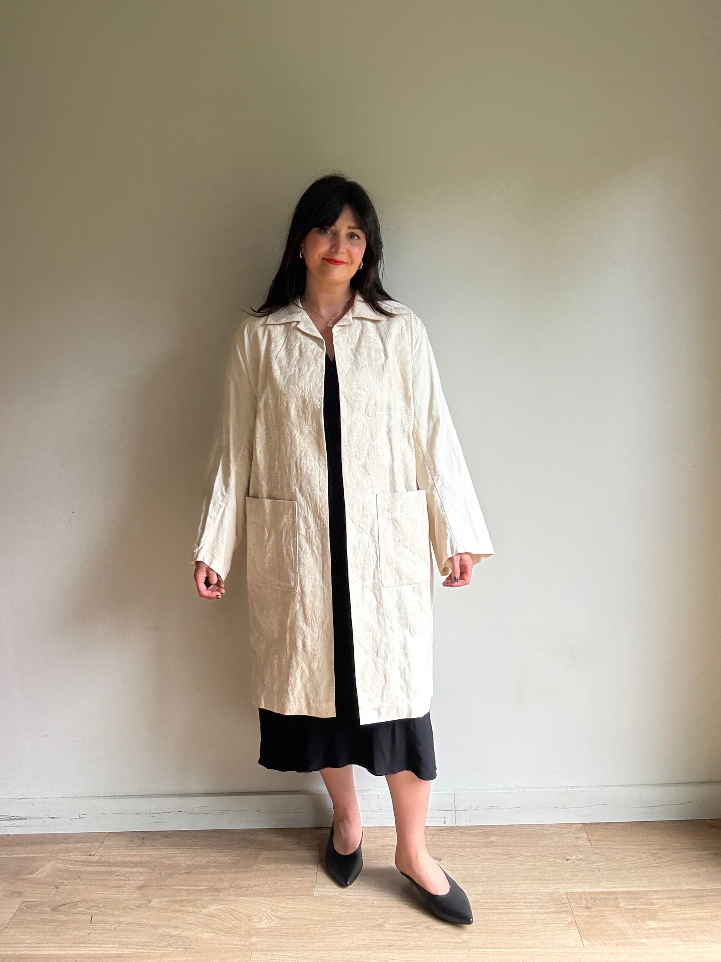 Dries Van Noten Jacquard Belted Jacket, 38