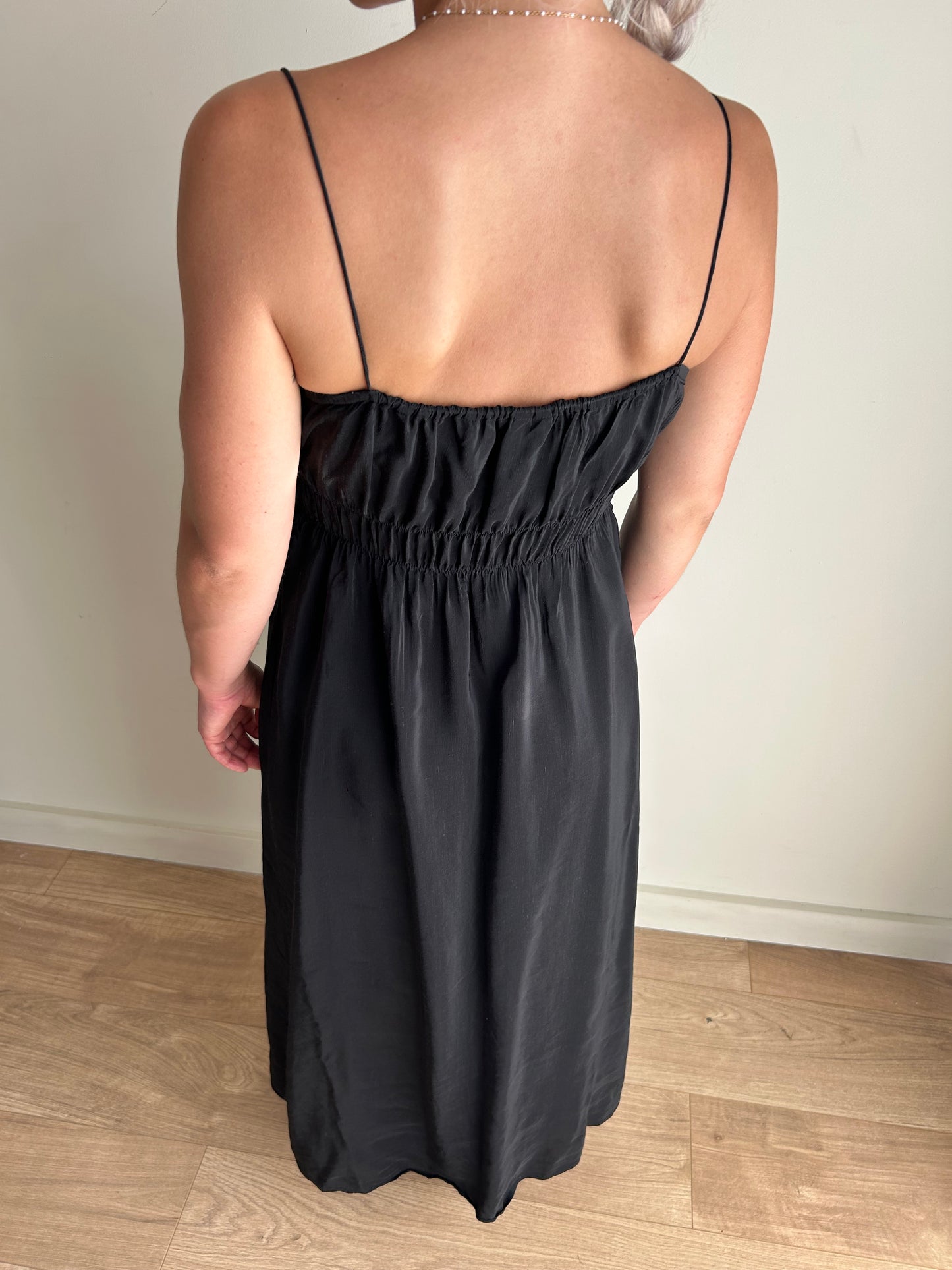 Arket Linen Mix Maxi Dress, 36