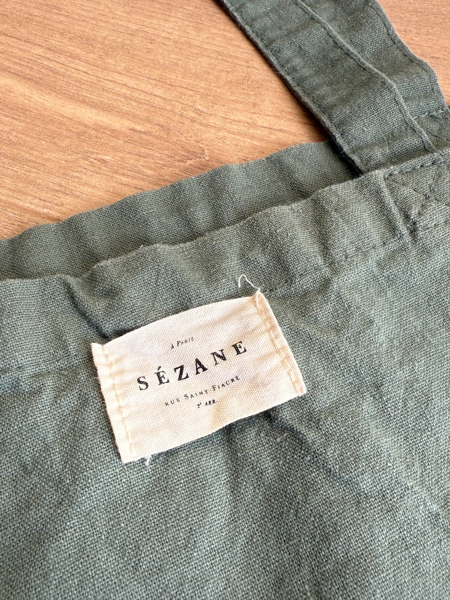 Sezane Cotton Tote Bag, Large