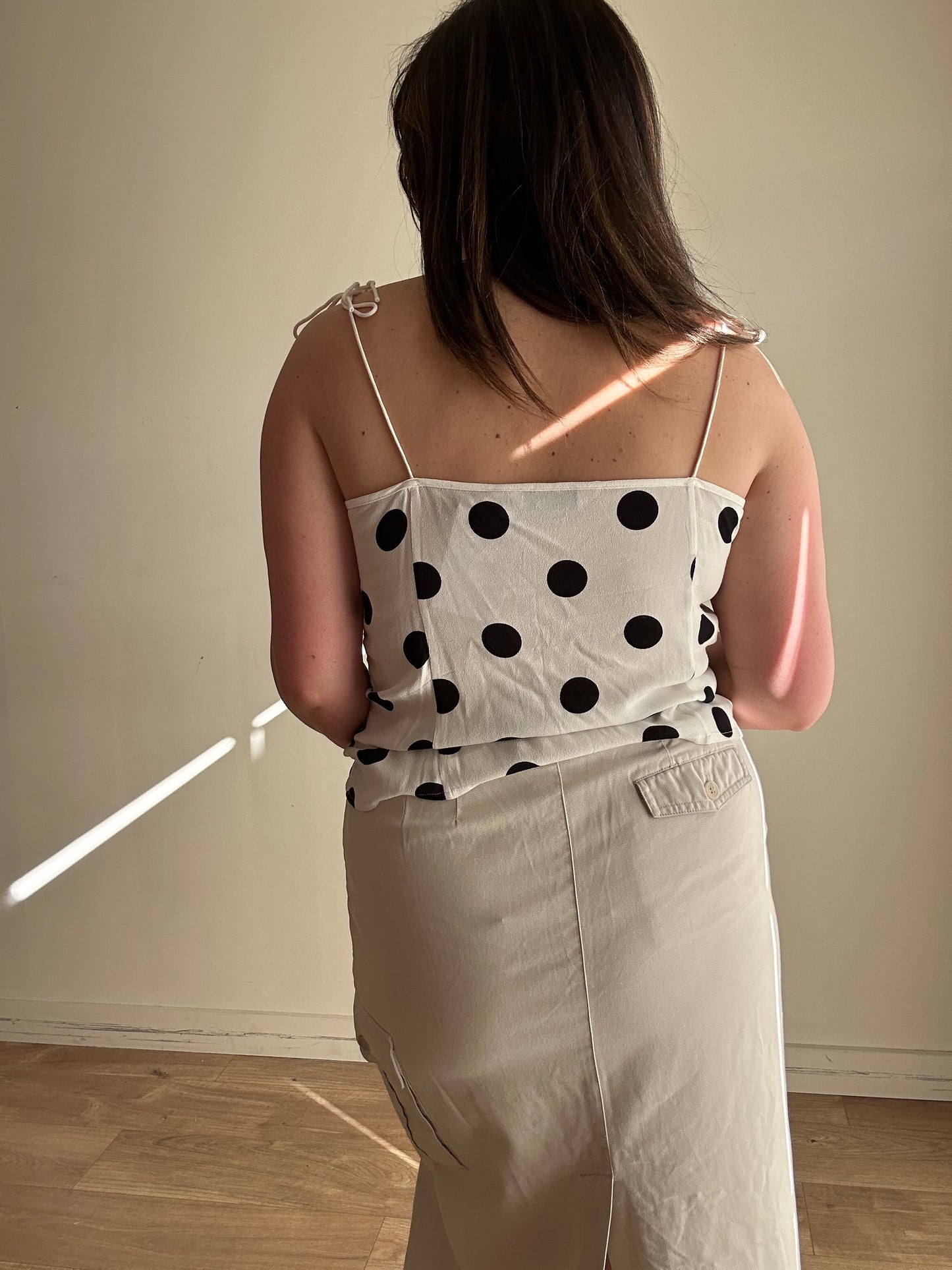 & Other Stories Polka Dot Cami Top, 12