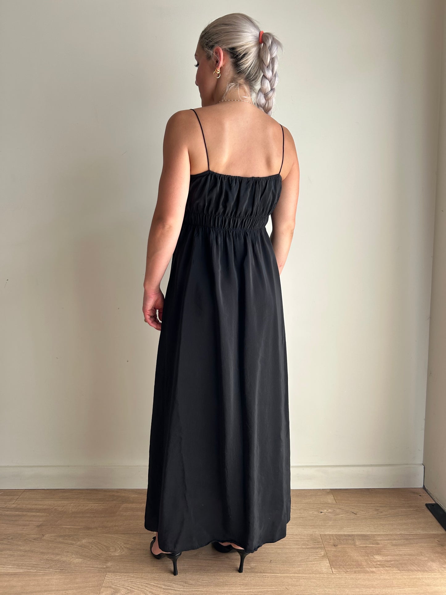 Arket Linen Mix Maxi Dress, 36