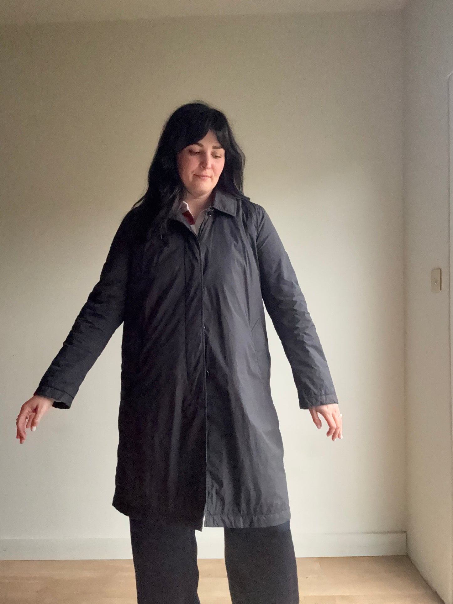 Arket Thermore Padded Mac Coat, M/L