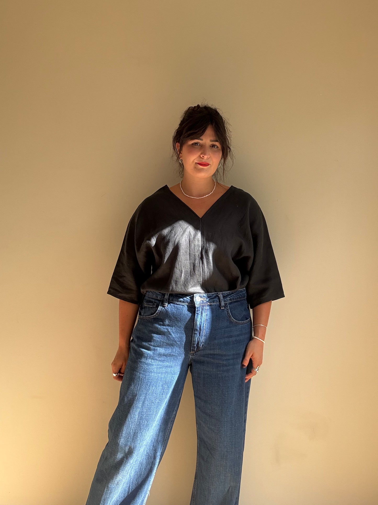 Zara Wide Leg Full Length Jeans, 16