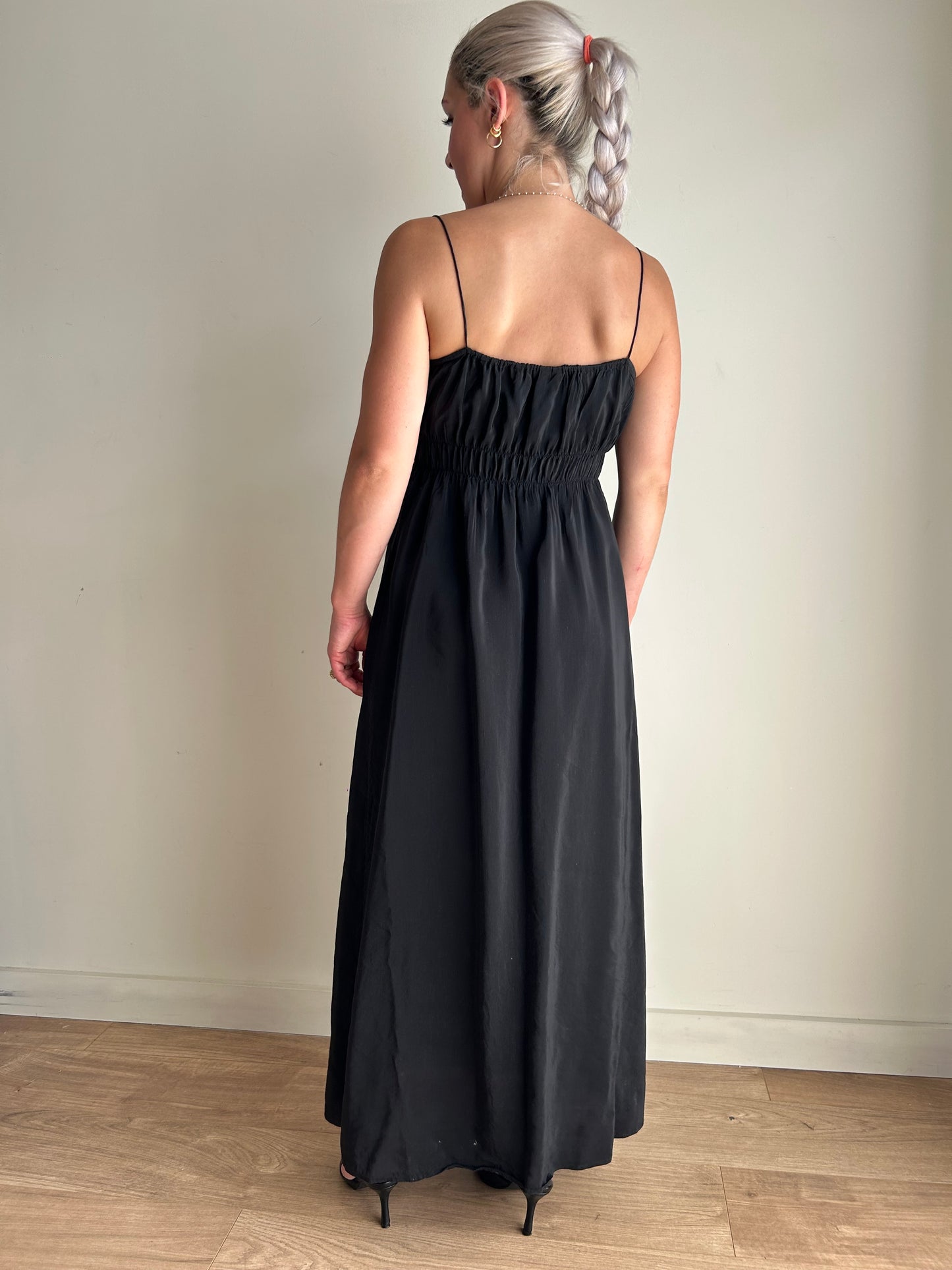 Arket Linen Mix Maxi Dress, 36