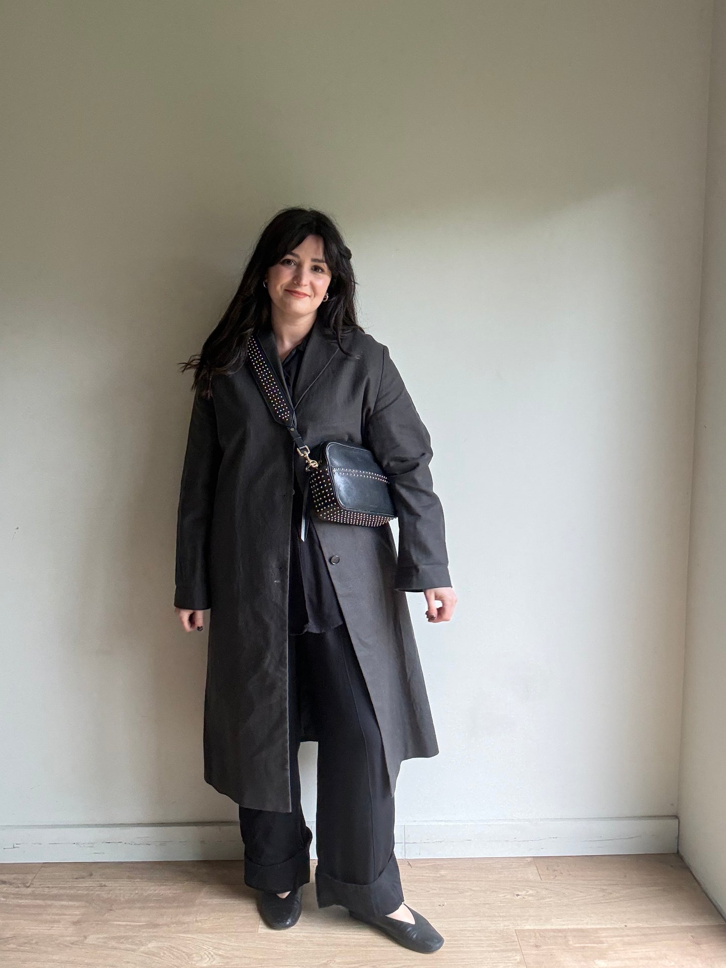 Zara Cotton & Linen Duster Jacket, L