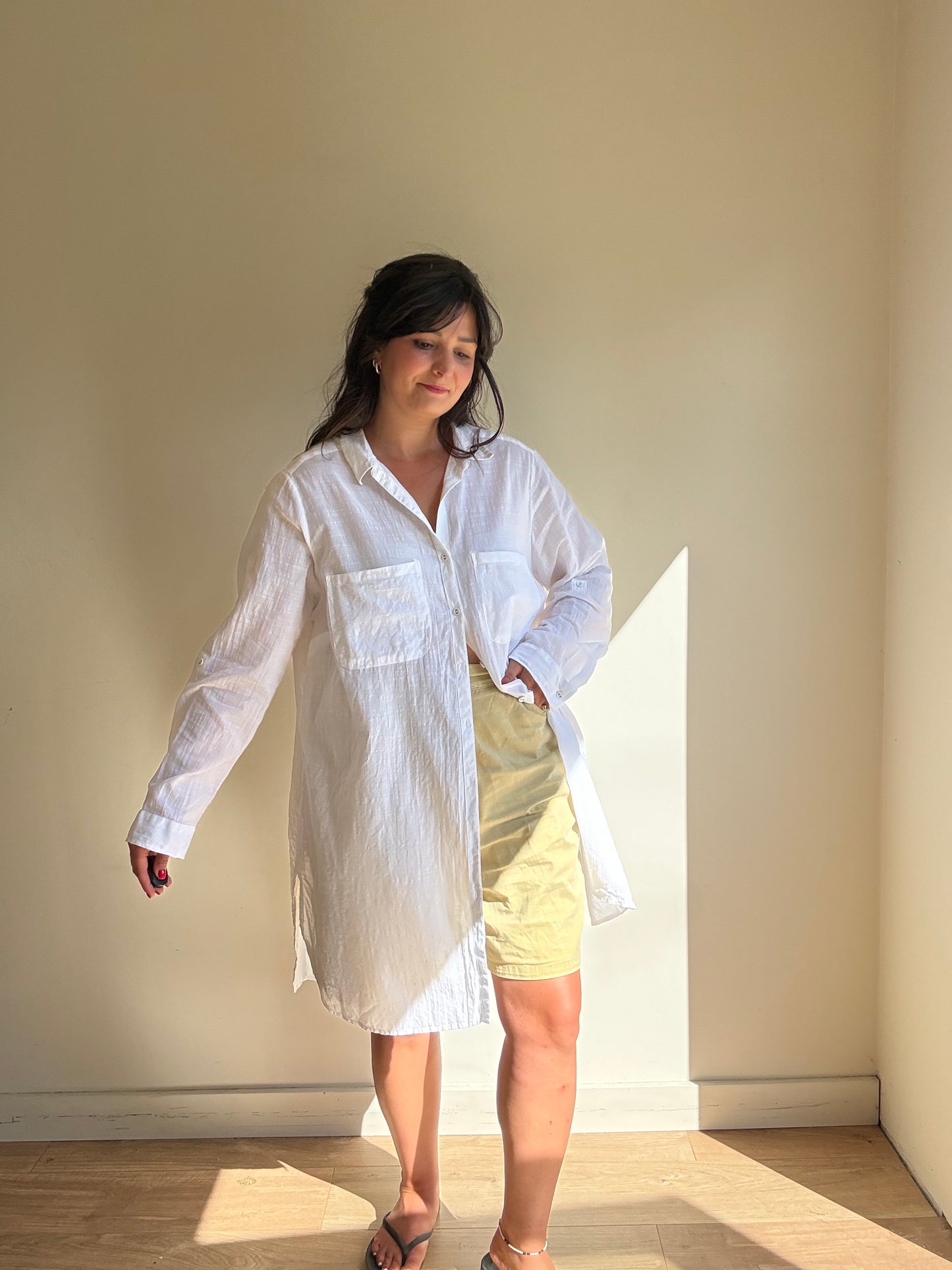 M&S Cotton Loose Shirt, 20