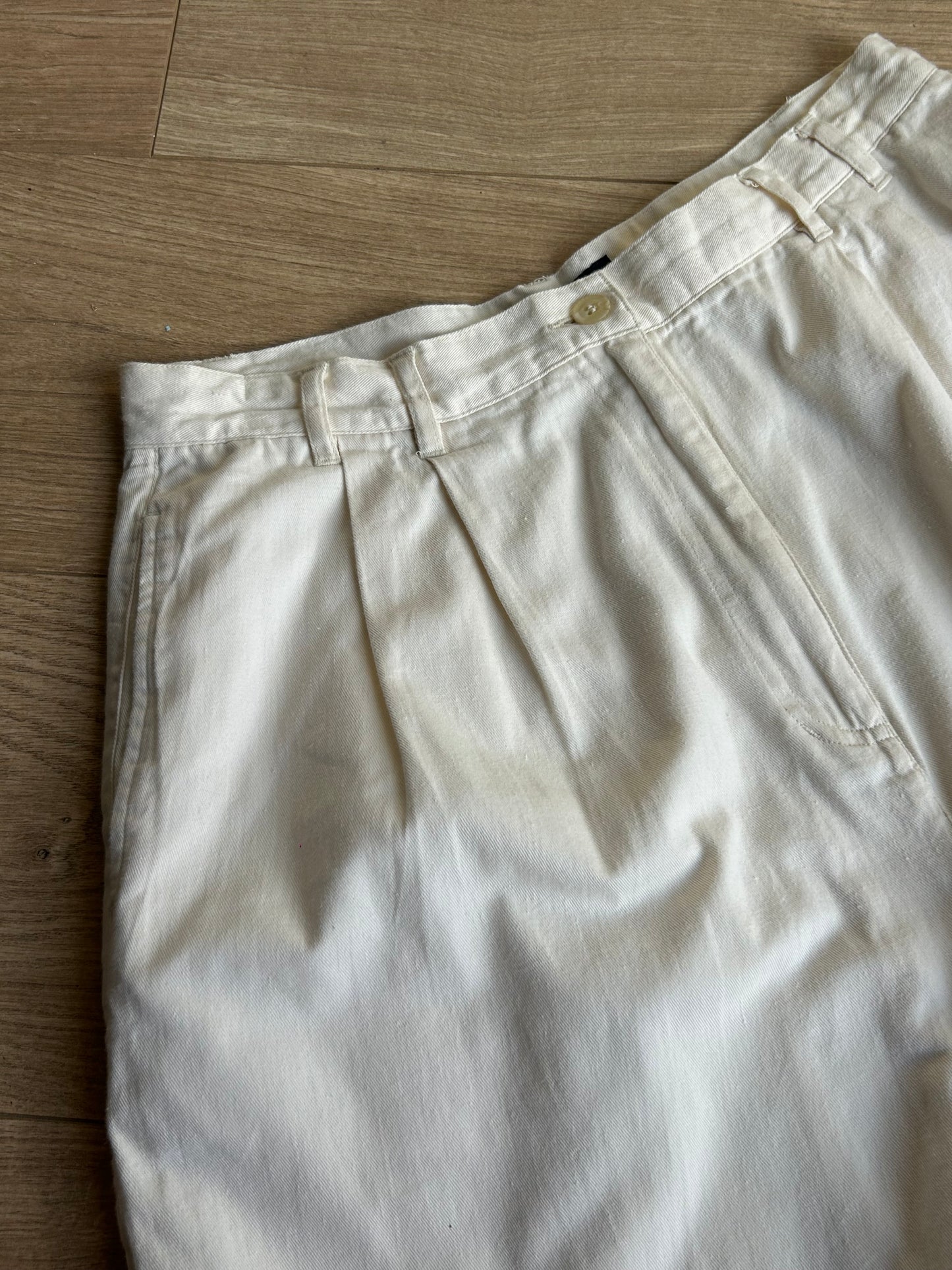 Vintage Pleat Front Shorts, 10-12