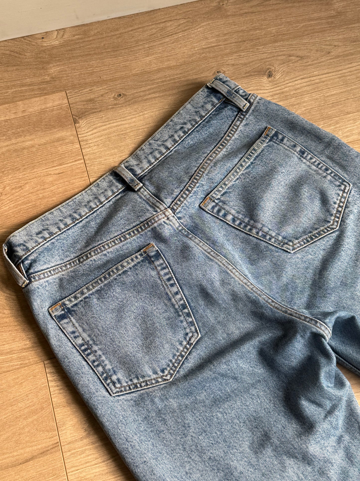 Vintage Wash Arket Straight Jeans, 31''