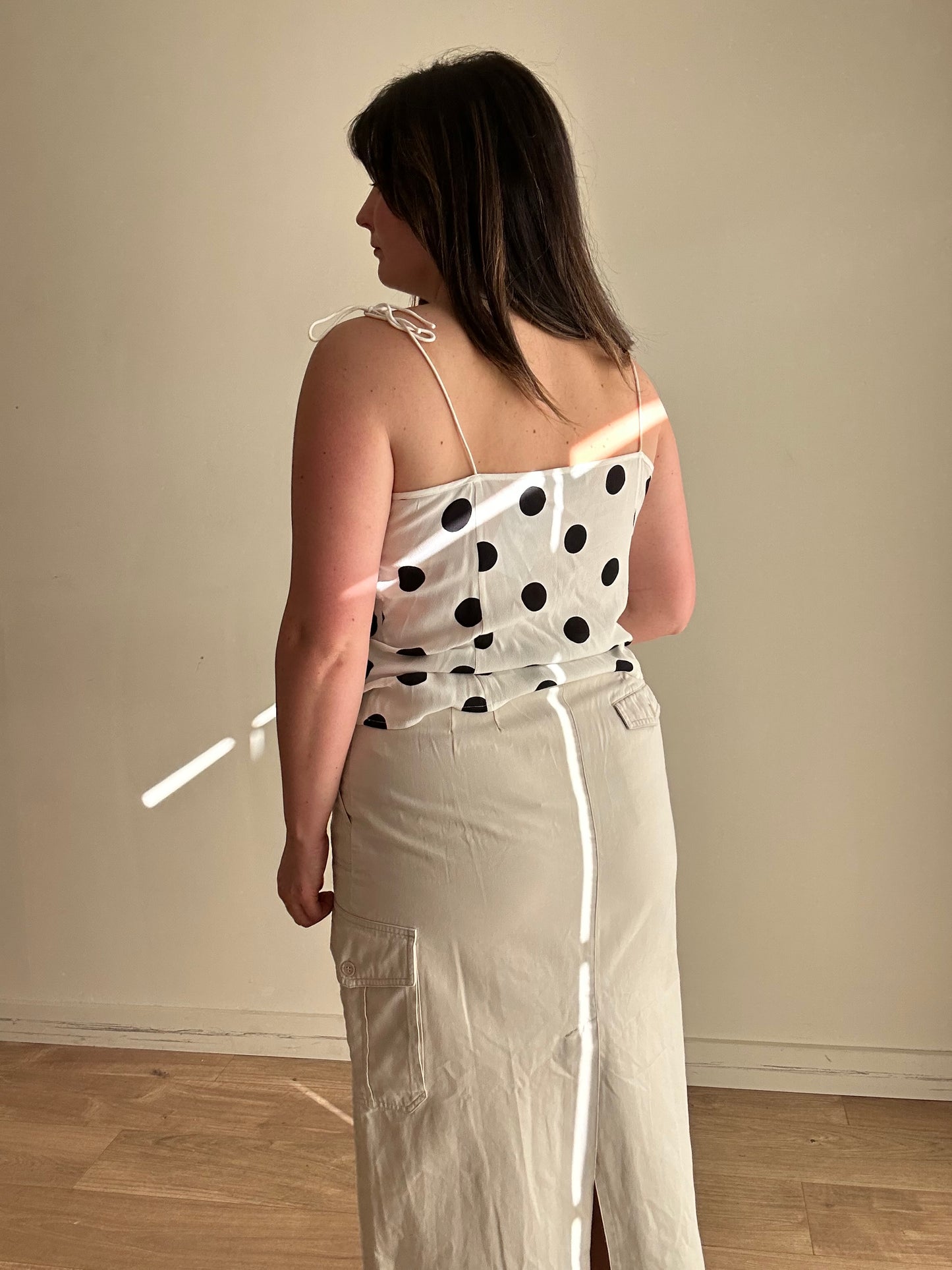 & Other Stories Polka Dot Cami Top, 12