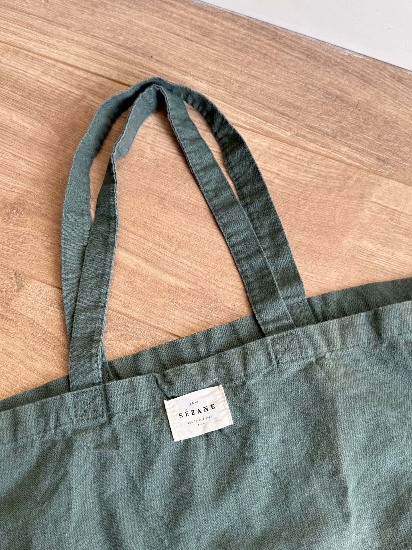Sezane Cotton Tote Bag, Large