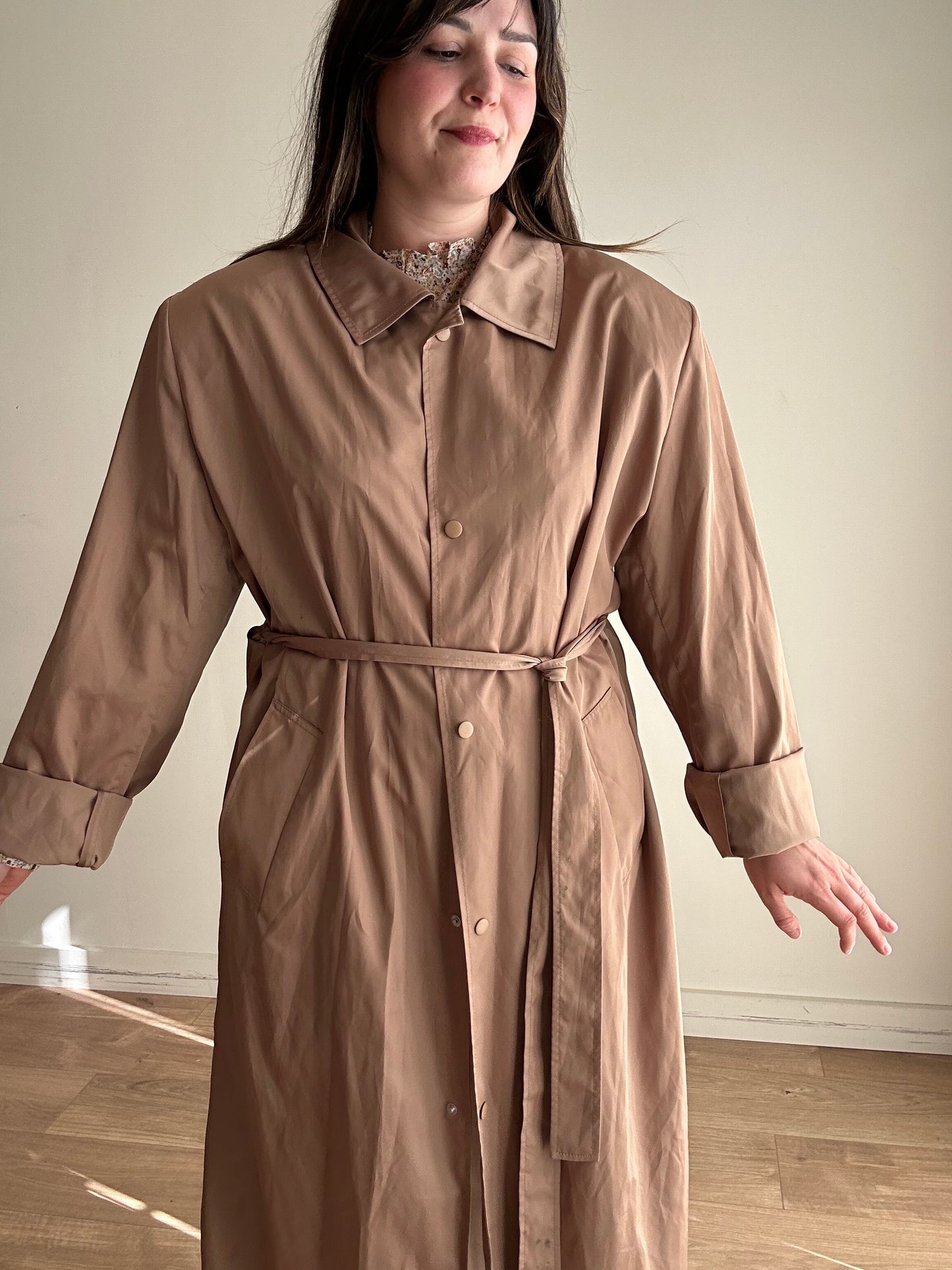 The Frankie Shop Lightweight Trench Coat, XS/S